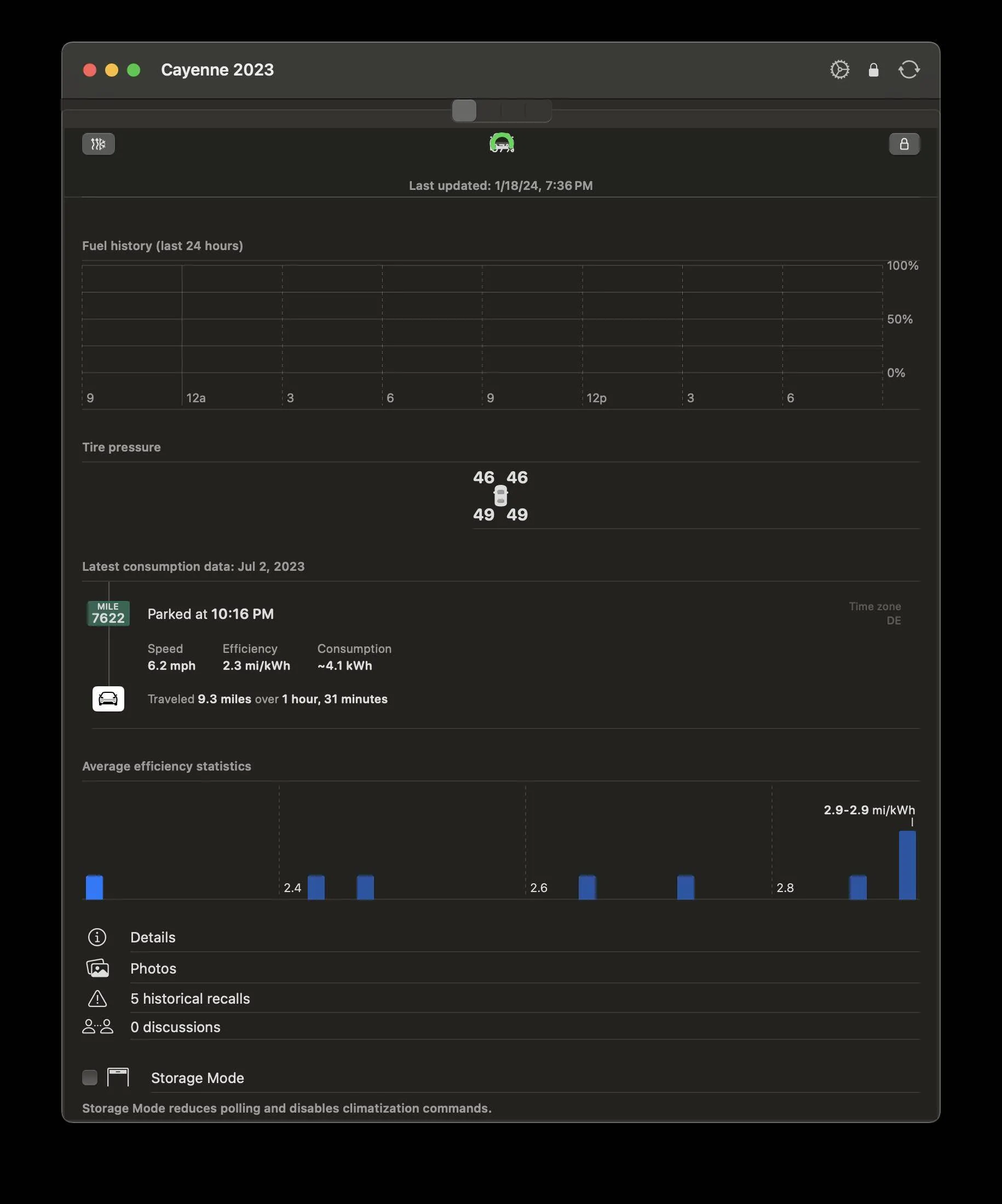 Porsche Taycan Interested in an unofficial Apple Watch app? Screenshot 2024-01-18 at 7.36.46 PM