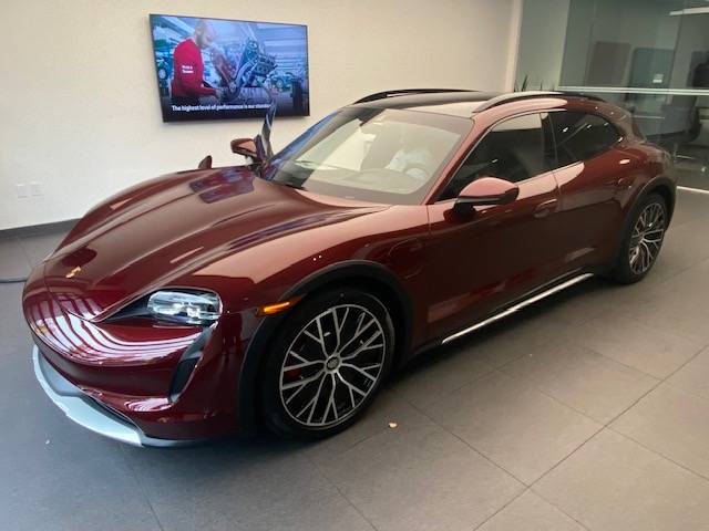 Porsche Taycan Cherry Metallic Taycan pickup pix