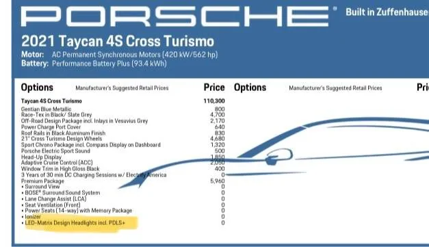 Porsche Taycan Taycan headlight alignment? IMG_8410