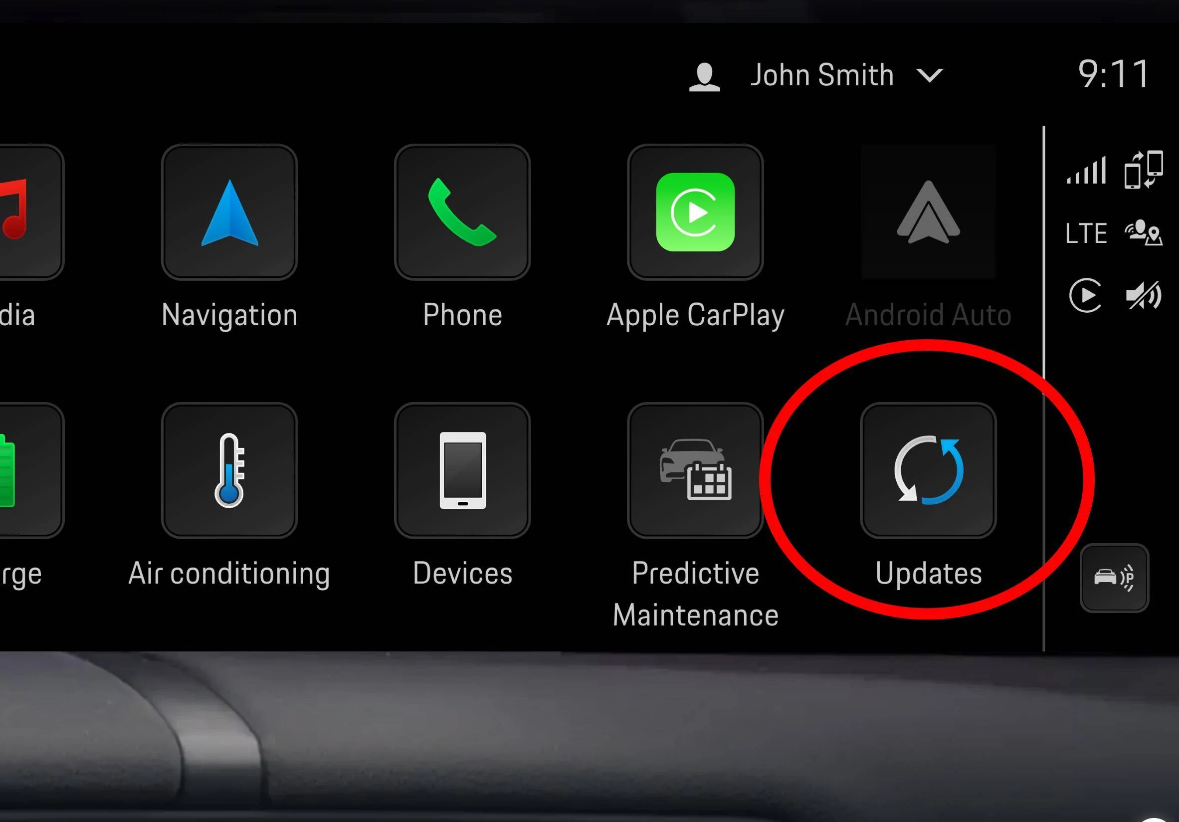 Porsche Taycan “Update Failed” Error Message Capture d’écran 2024-01-22 à 22.01.50