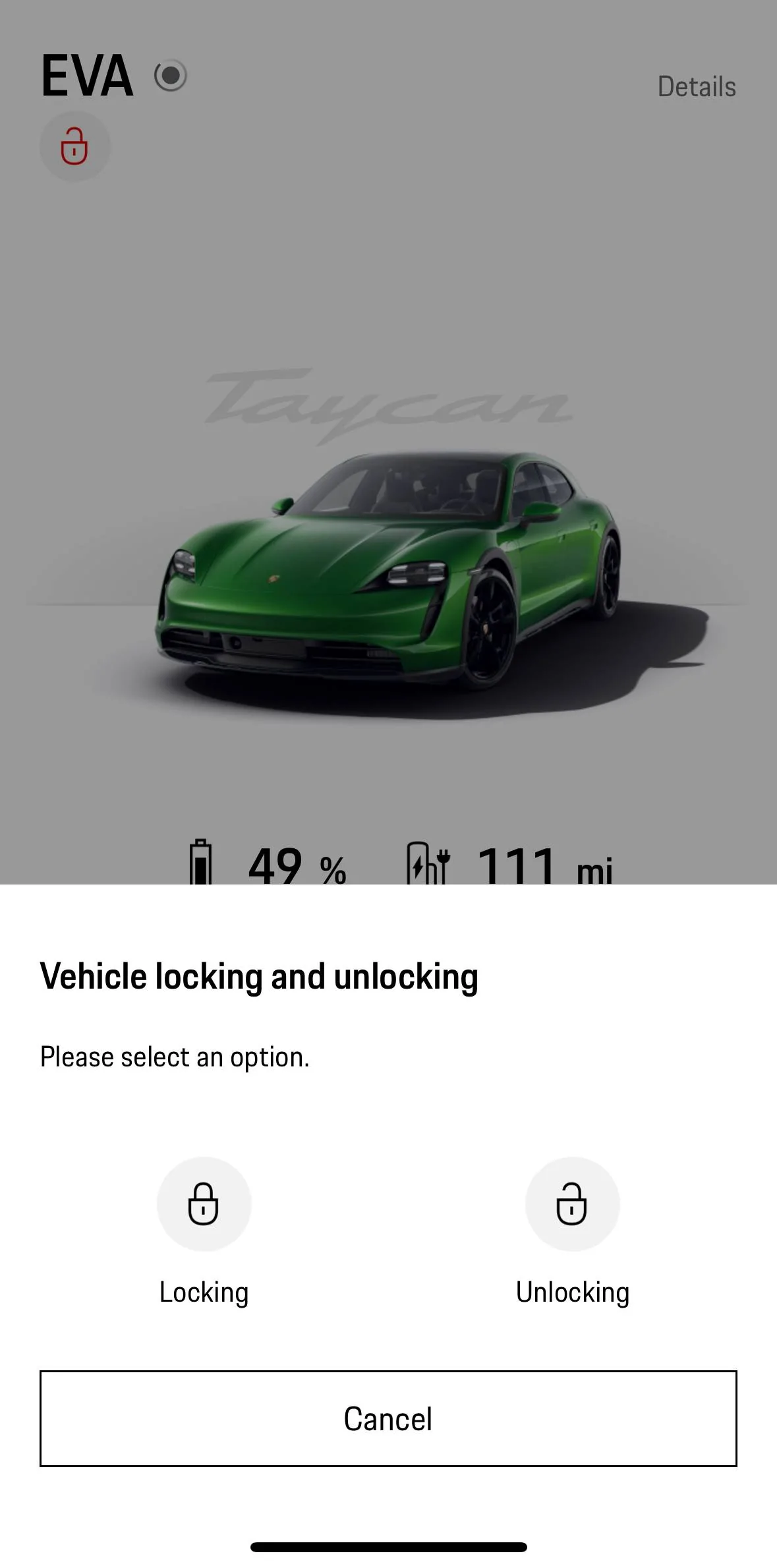 Porsche Taycan Why no remote locking on MY 2020? IMG_1246