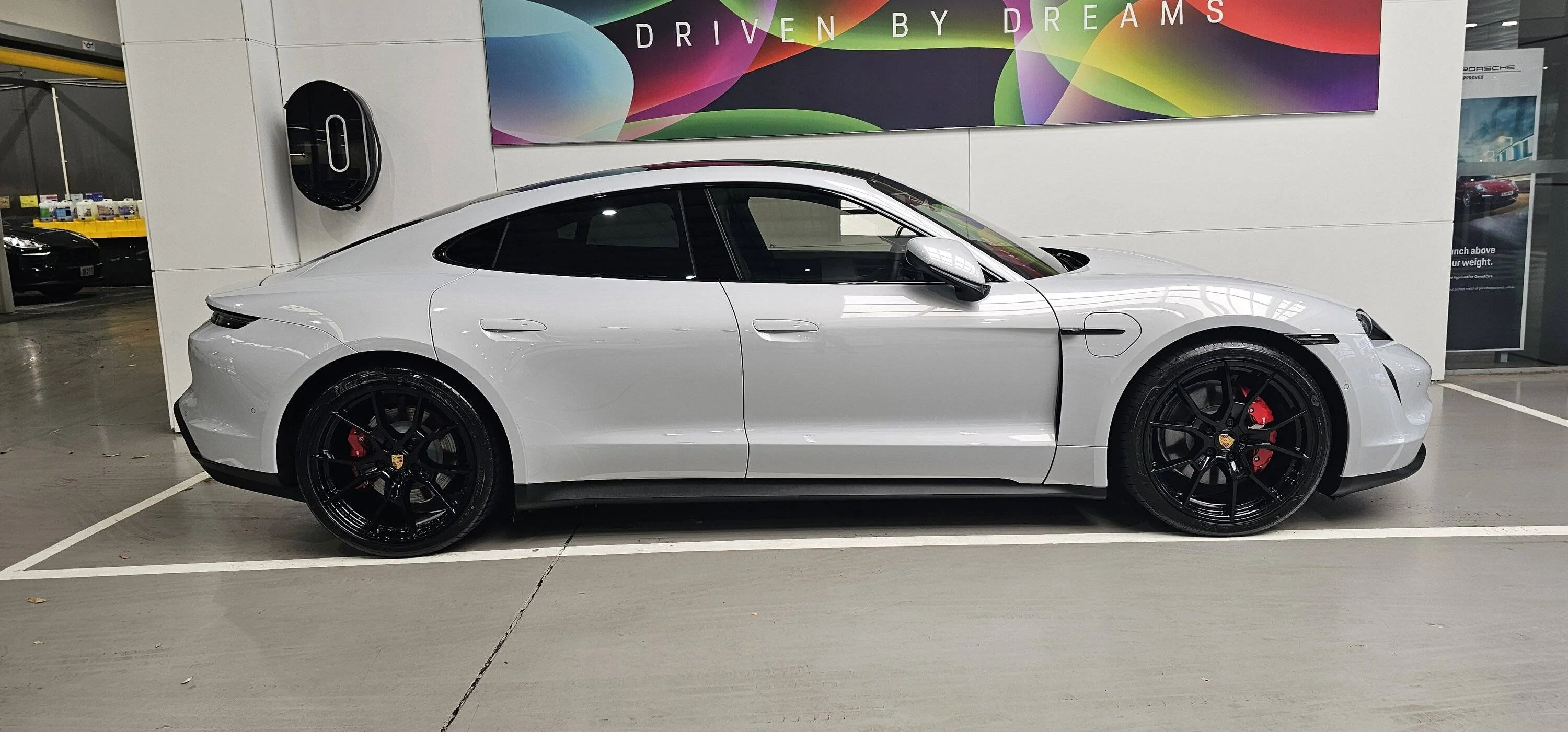 Porsche Taycan 4S Ice Grey Delivered 20240124_170632