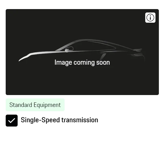 Porsche Taycan Macan EV appears to have single speed transmission, unlike Taycan 1706194702609