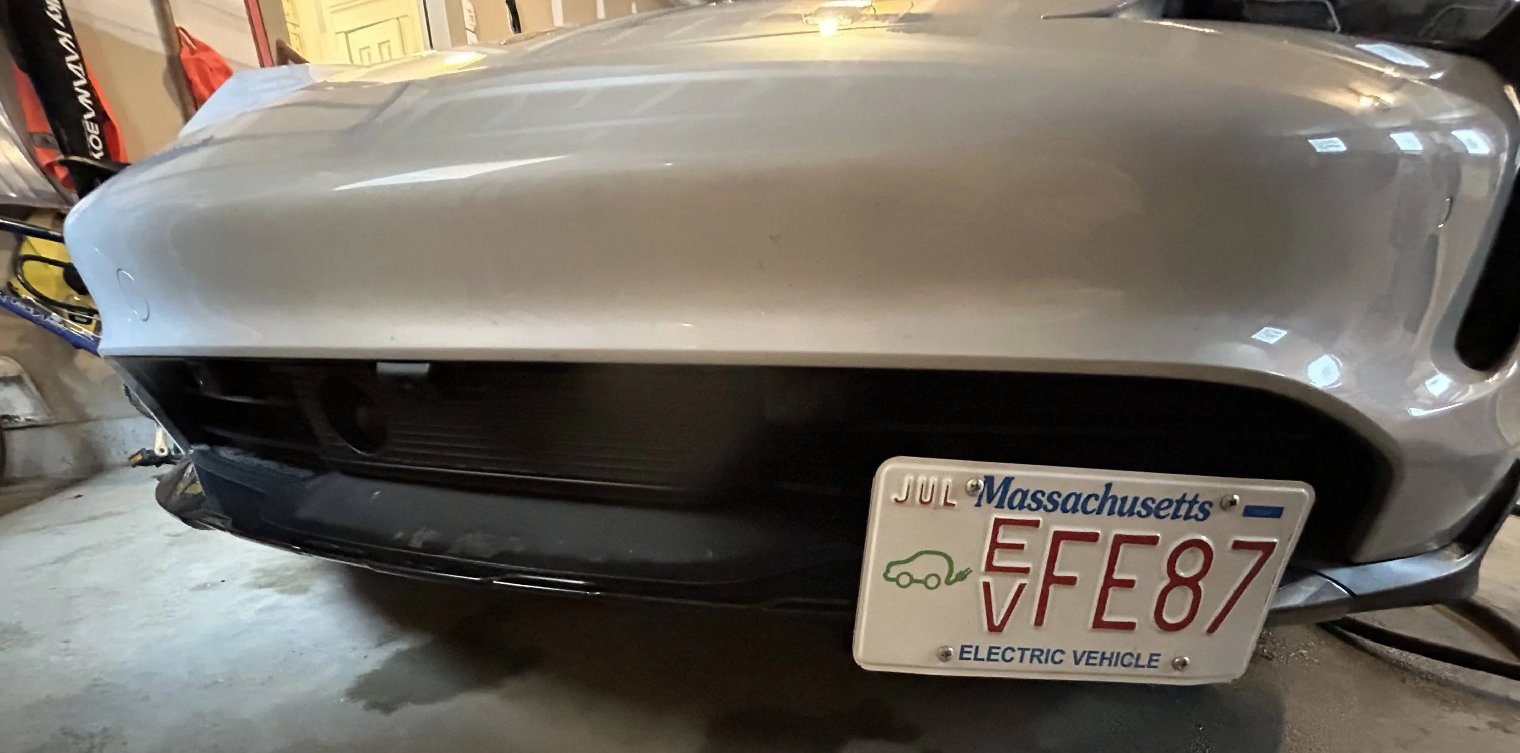 Porsche Taycan Front license plate states IMG_4587
