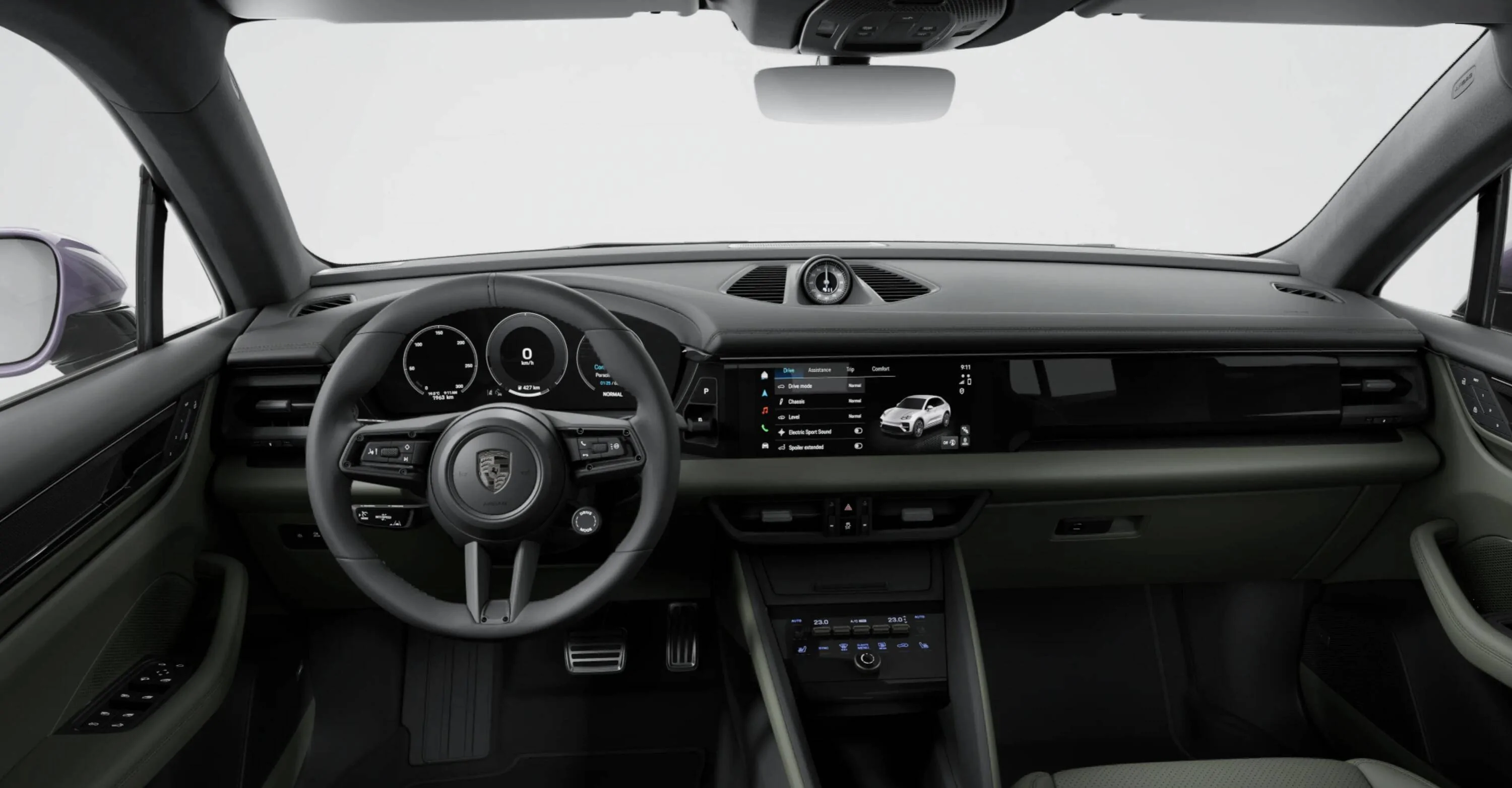 Porsche Taycan Macan EV appears to have single speed transmission, unlike Taycan Screenshot 2024-01-26 at 09.32.51