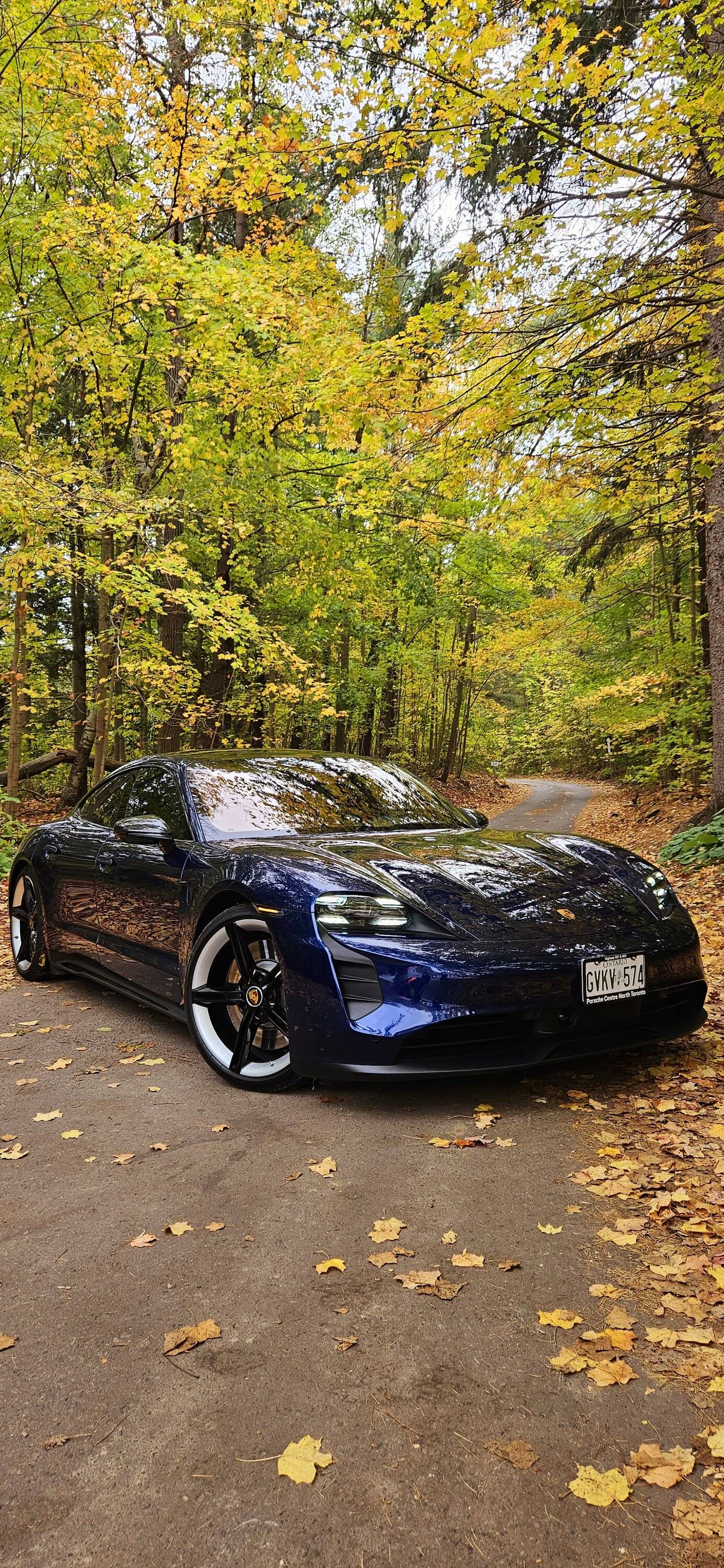 Porsche Taycan 20” to 21” Mission-E upgrade on my Taycan Turbo 20231015_130119