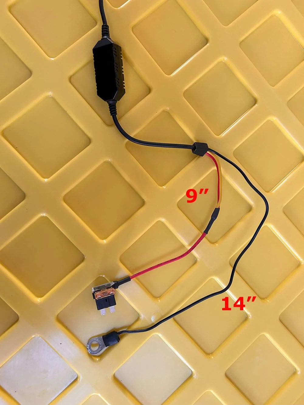Porsche Taycan Yet another fuse tap dashcam install - VIOFO A119 V3 wires