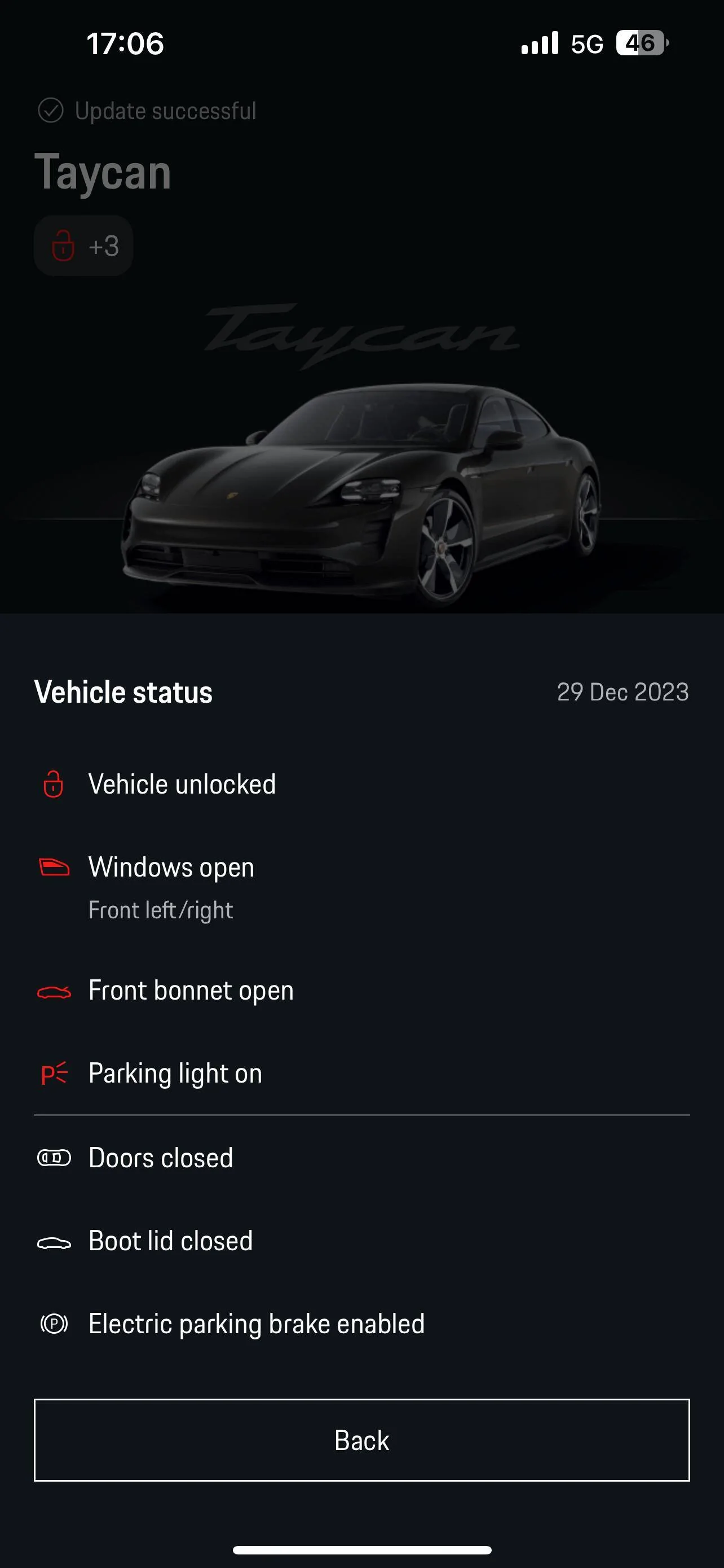 Porsche Taycan My Porsche App Never Works IMG_2767