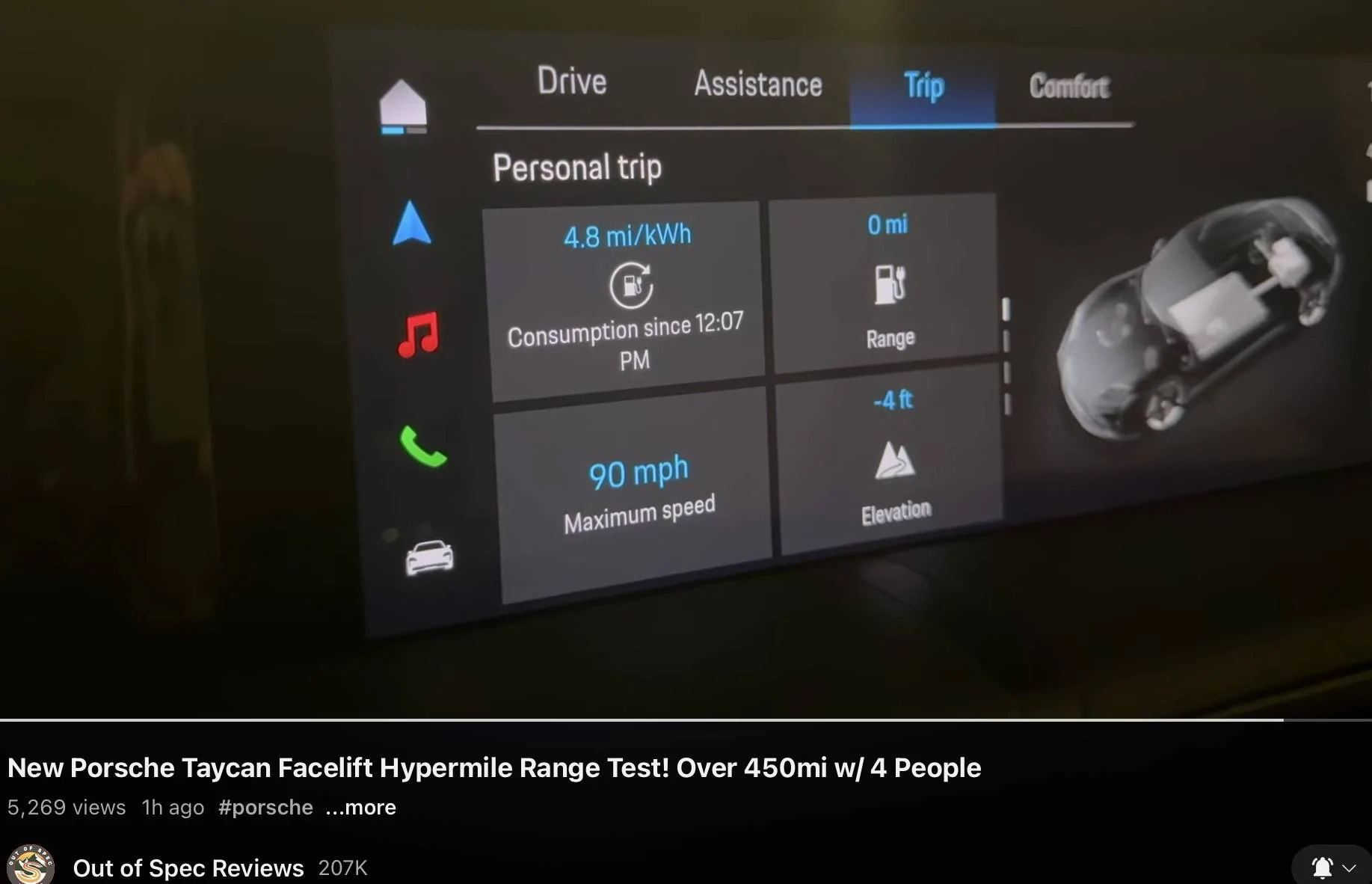 Porsche Taycan Taycan facelift short drive video IMG_9066