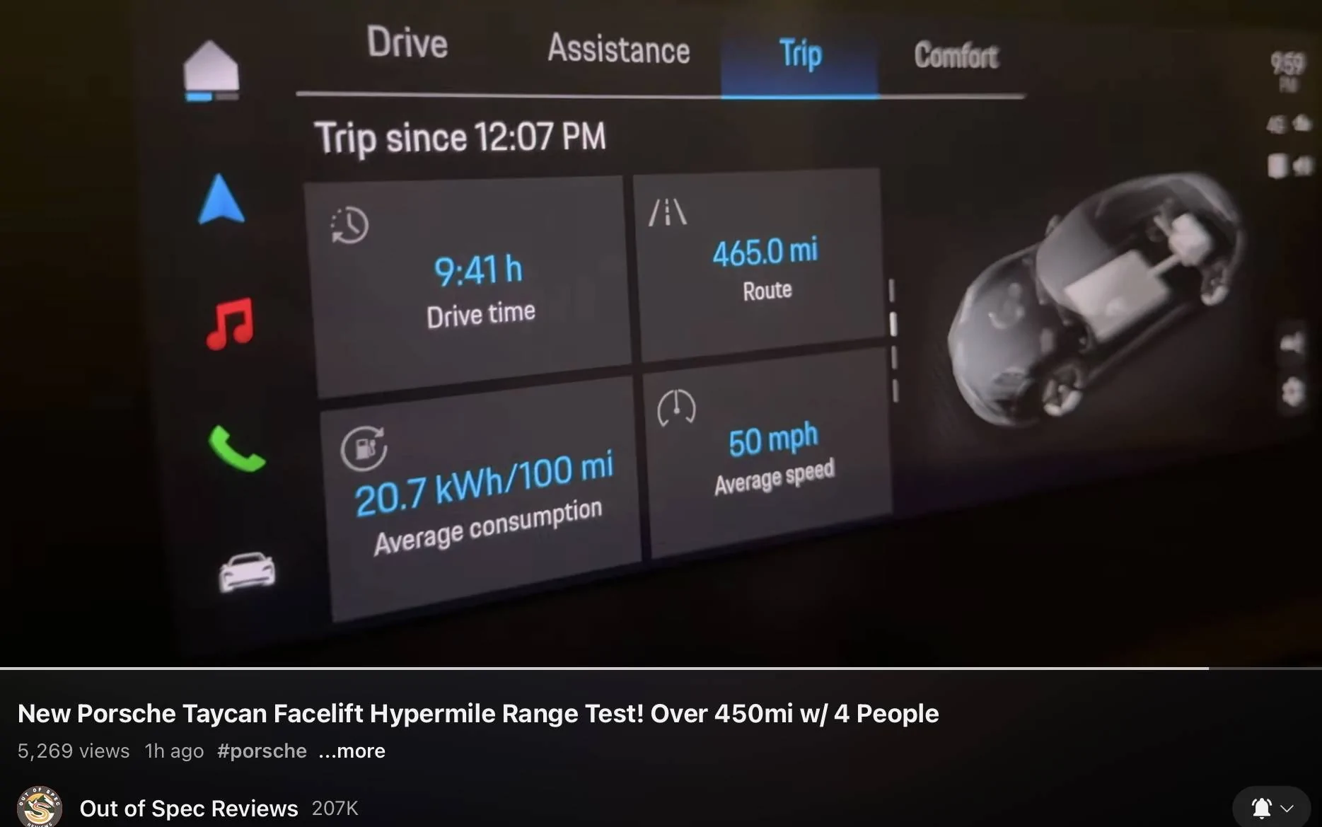 Porsche Taycan Taycan facelift short drive video IMG_9065