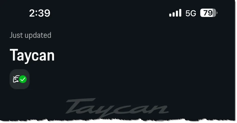 Porsche Taycan PSA: Do not trust the latest MyPorsche app 1707040401016