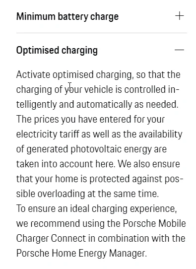 Porsche Taycan 85% Minimum Charge Not Working 1707158595921