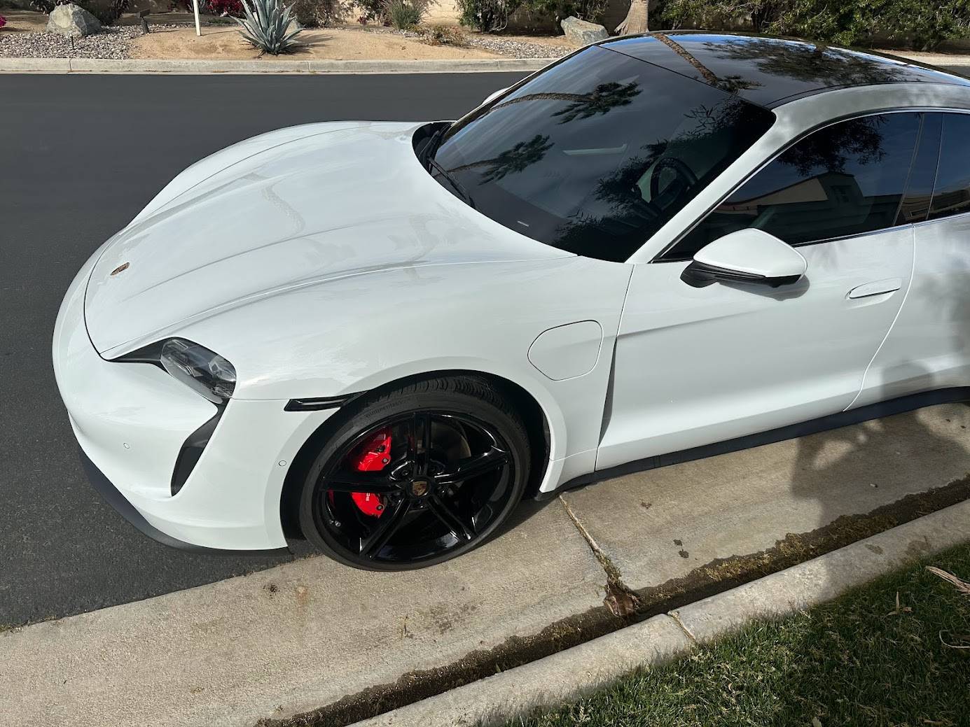 Porsche Taycan 20” to 21” Mission-E upgrade on my Taycan Turbo IMG_2622
