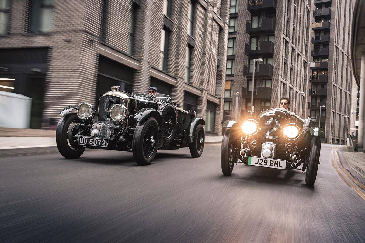 Porsche Taycan ...Bentley Blower Jnr 1707859790895