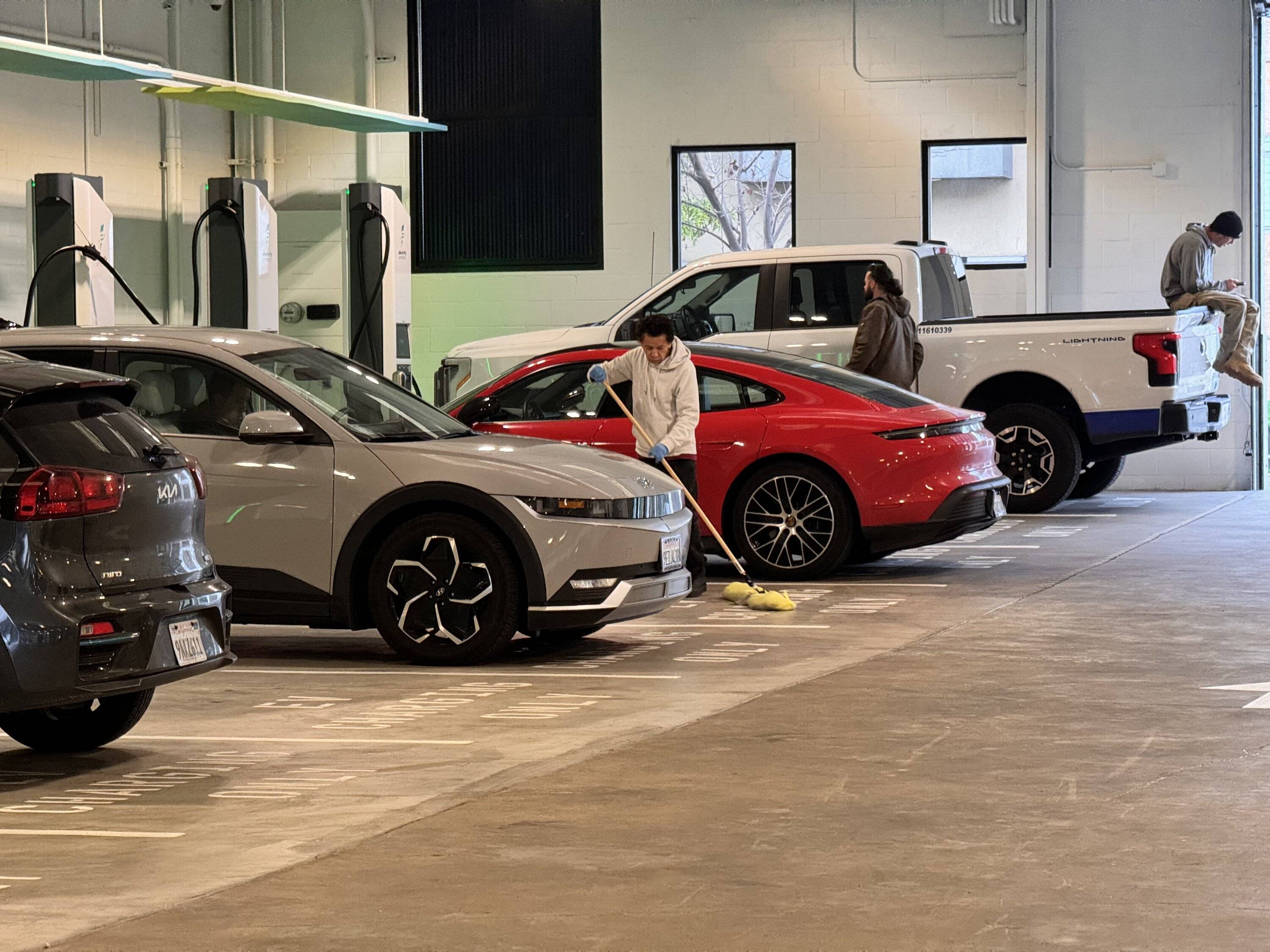 Porsche Taycan Electrify America Debuts First Indoor Flagship Station in San Francisco IMG_2330