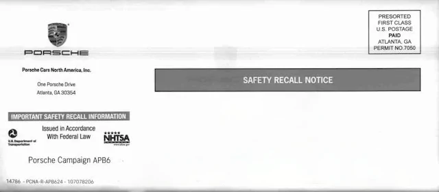 Porsche Taycan New Charger-related recall (for the 240 V cable) (NHTSA ID 23V-841) 1020917426-020