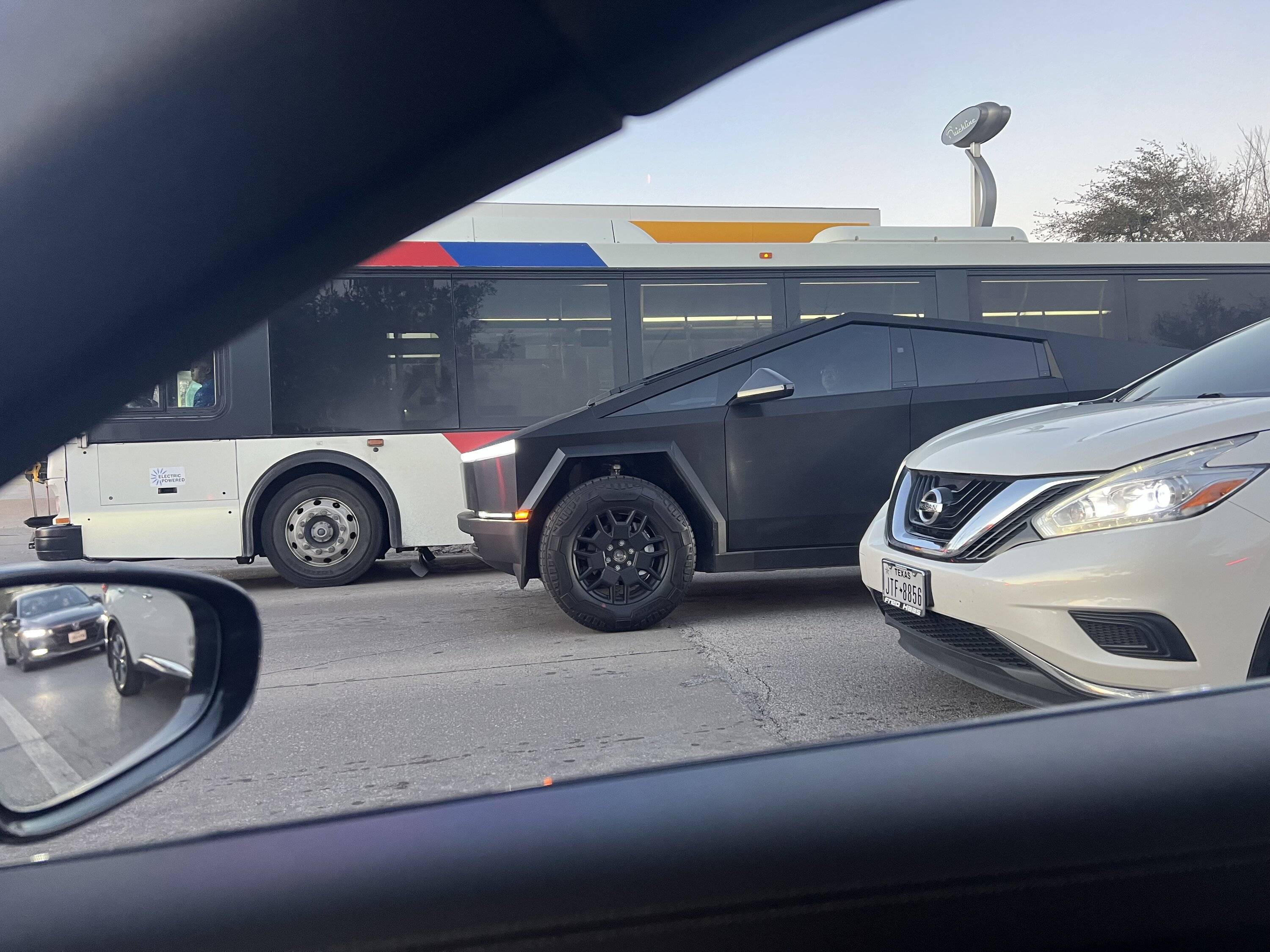 Porsche Taycan Tesla Truck prototype in Houston? IMG_4310