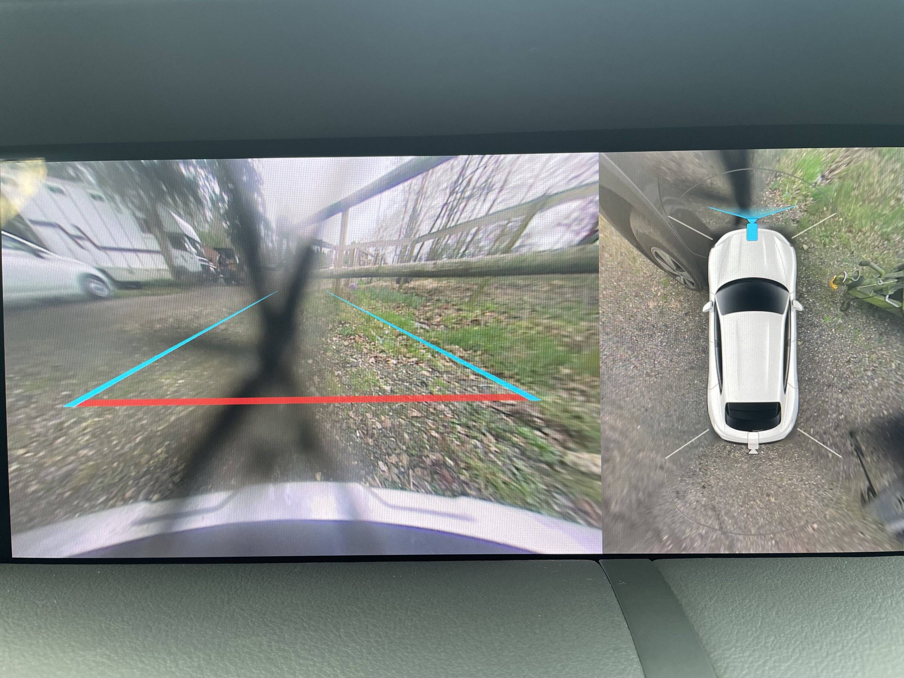 Porsche Taycan Front surround view camera cracked IMG_5767