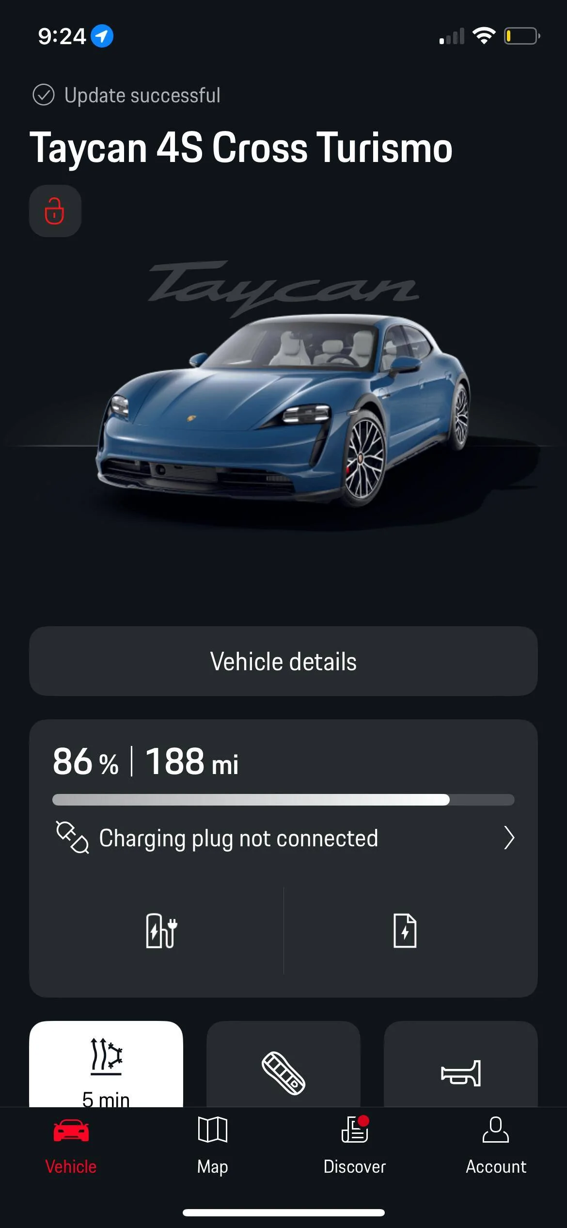 Porsche Taycan ChargePoint vs Mobile Connect for home charging IMG_1159