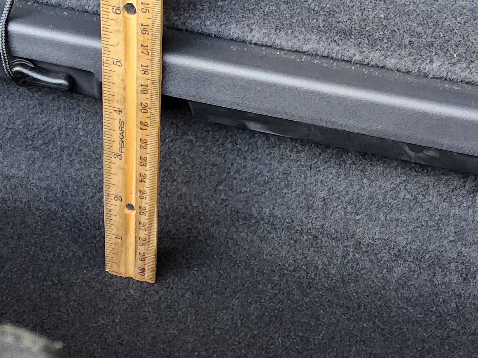 Porsche Taycan Under-trunk / sub-trunk / trunk cubby - Same size on all Taycans? LowerTrunk_in