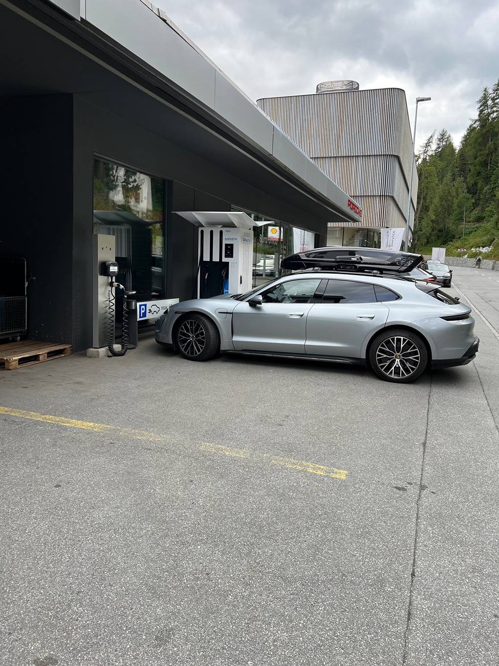 Porsche Taycan Thule bars compatibility with Cross Turismo IMG_2065
