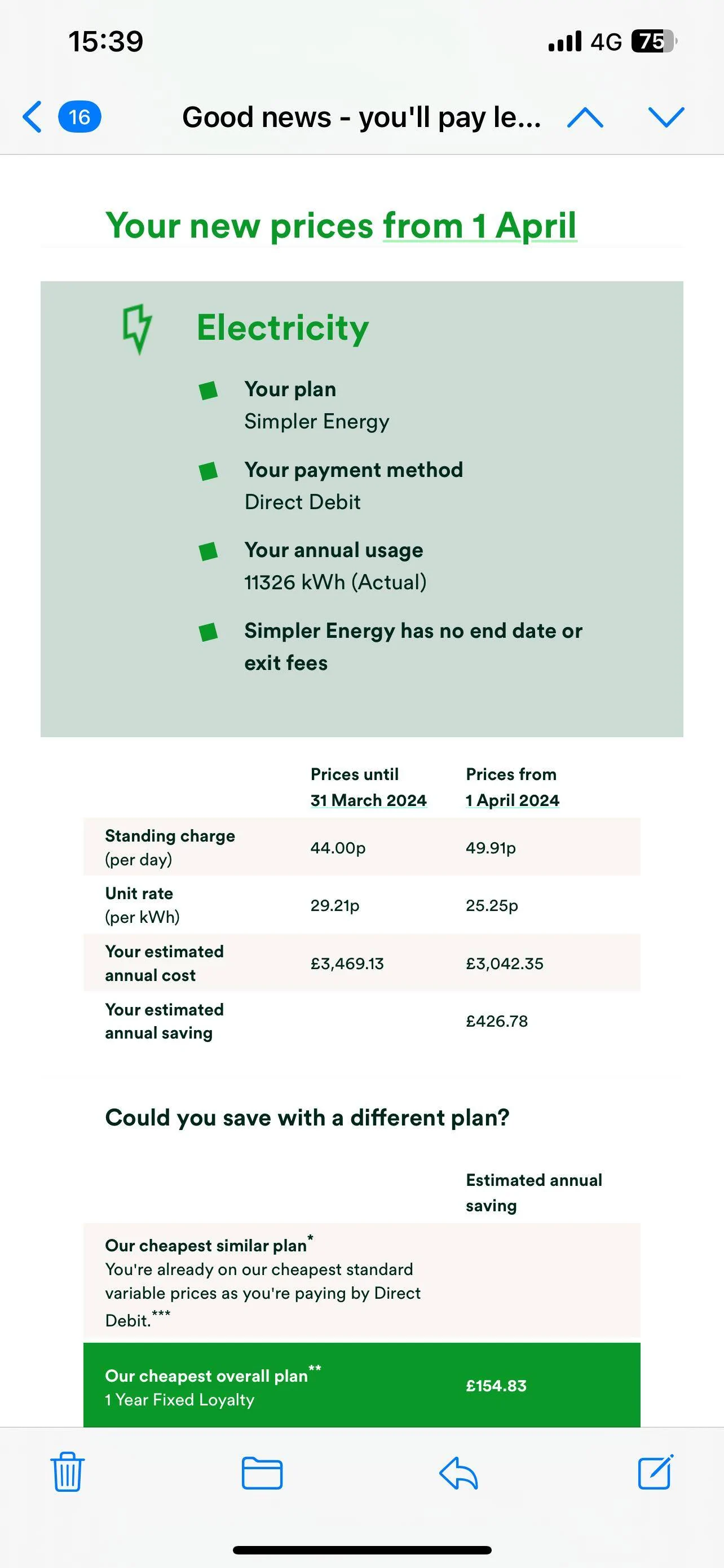 Porsche Taycan Best electricity tariff for EV switching today IMG_0249