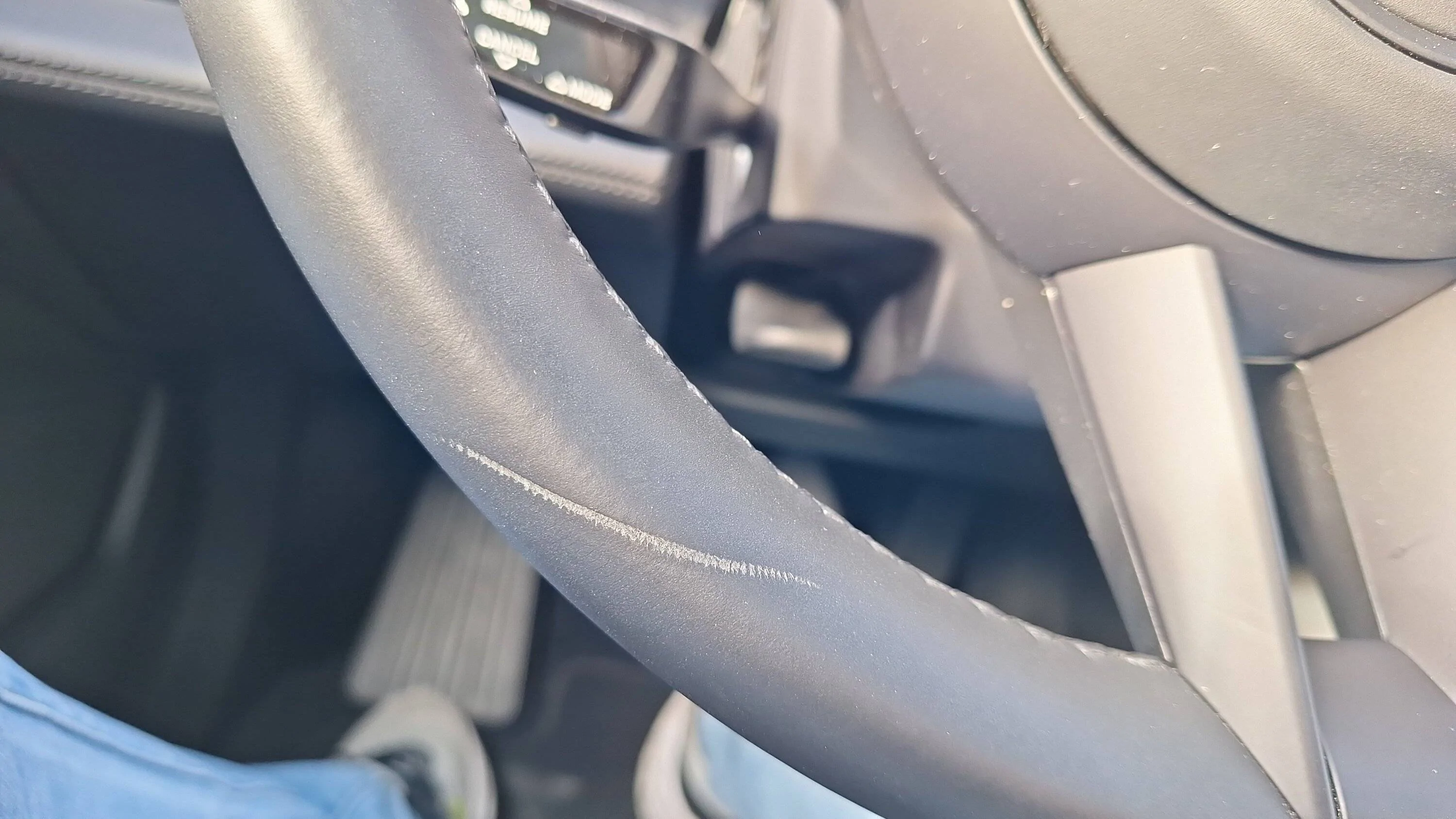 Porsche Taycan Mark on driver seat (brand new Taycan) IMG-20240212-WA0006