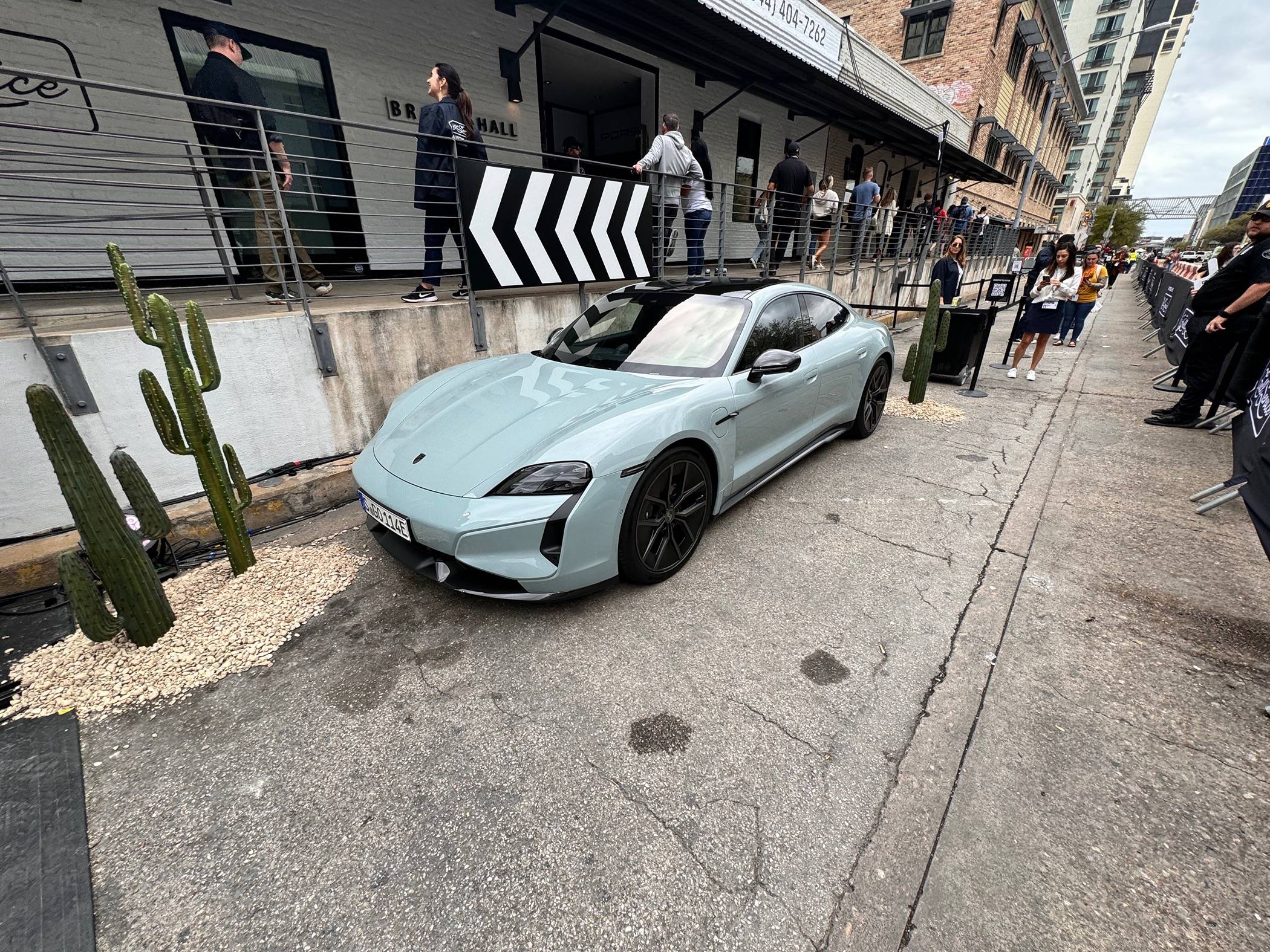 Porsche Taycan Pictures of the 2025 Taycan Turbo from SXSW IMG_2703