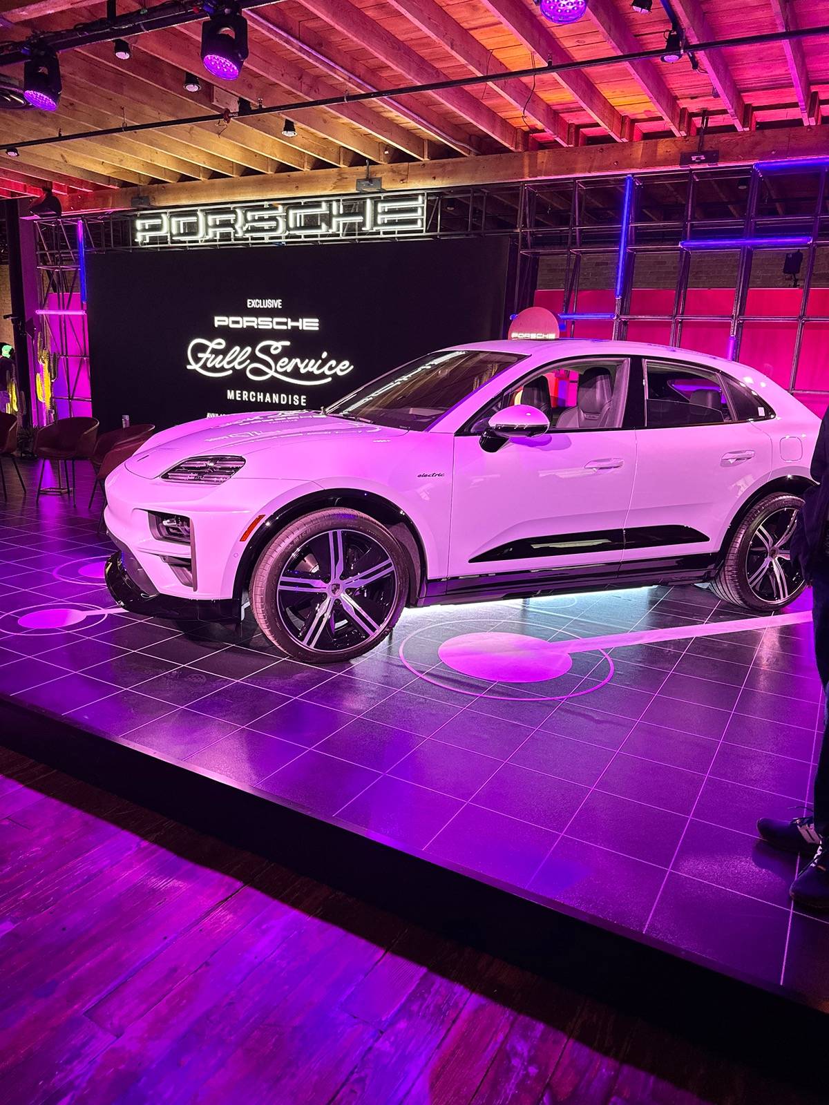Porsche Taycan Pictures of the 2025 Taycan Turbo from SXSW IMG_2692