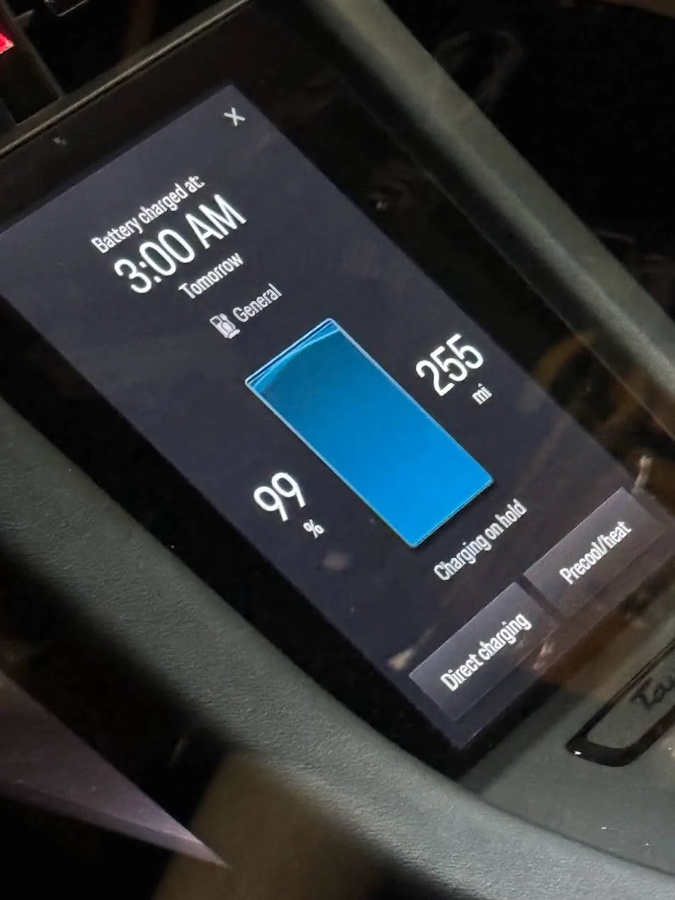 Porsche Taycan Question about charging to a set percentage at a desired charging time IMG_2951