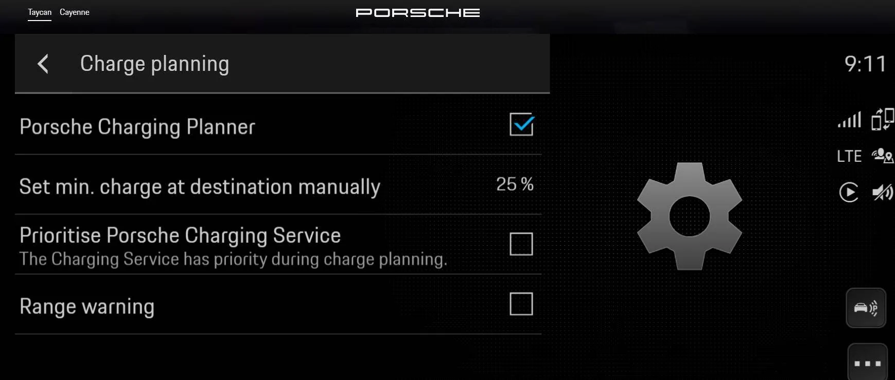 Porsche Taycan Battery level at destination 1710871929344-q