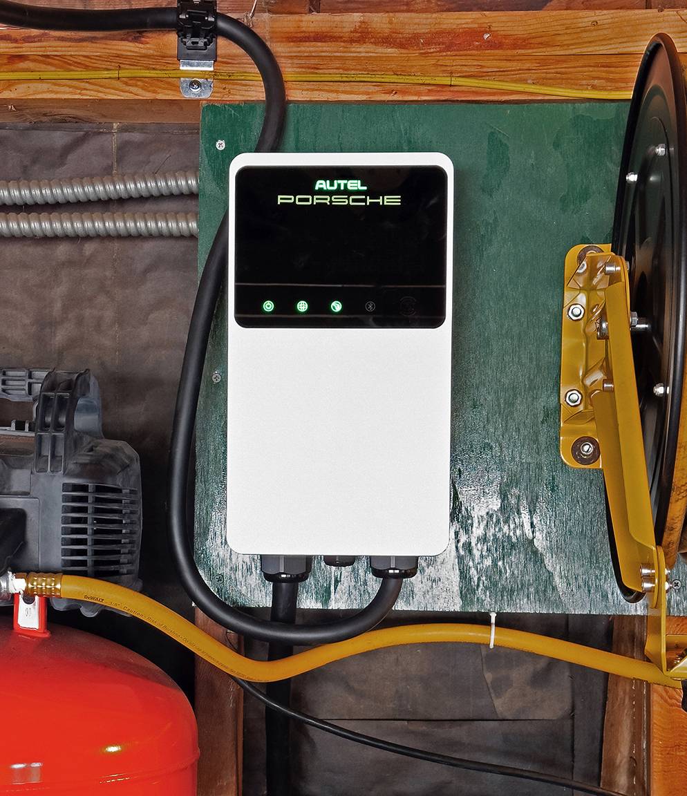 Porsche Taycan Porsche Reimbursement for a non-Porsche wall charger autel_install