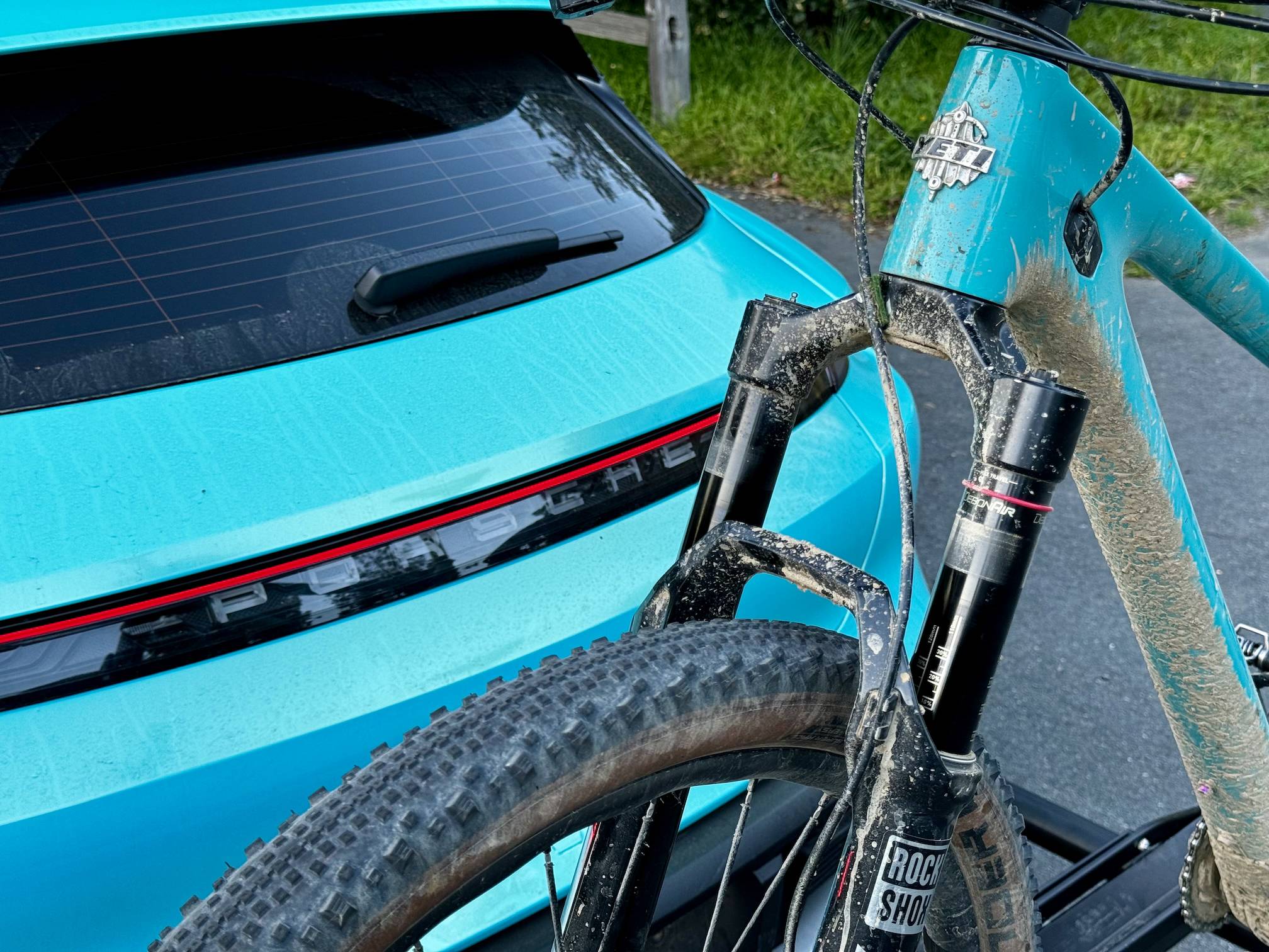 Porsche Taycan Custom Cross Turismo Rear Bike Rack Group Buy IMG_5790