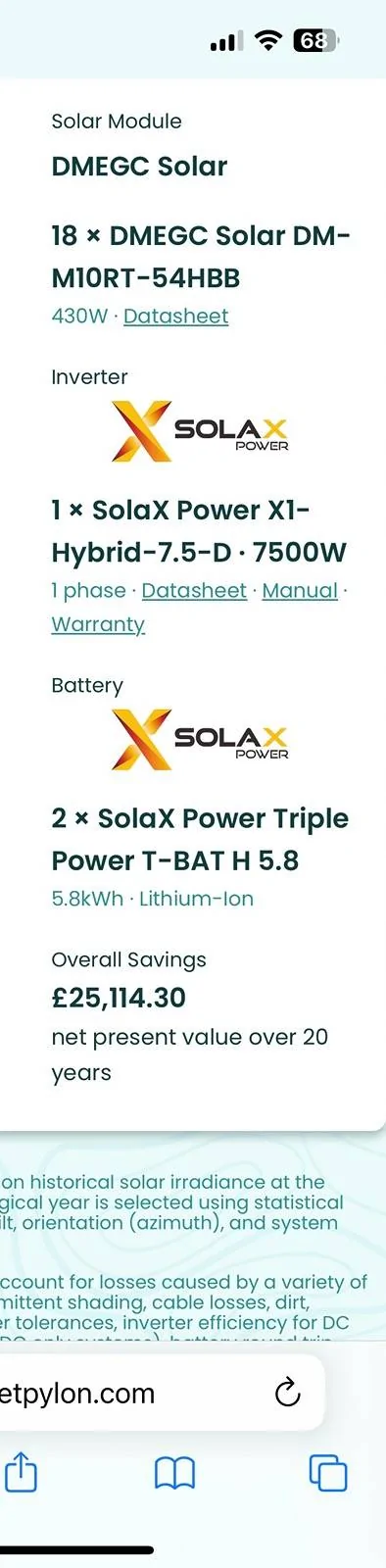 Porsche Taycan Solar install, batteries, exporting and ev tariffs IMG_0444
