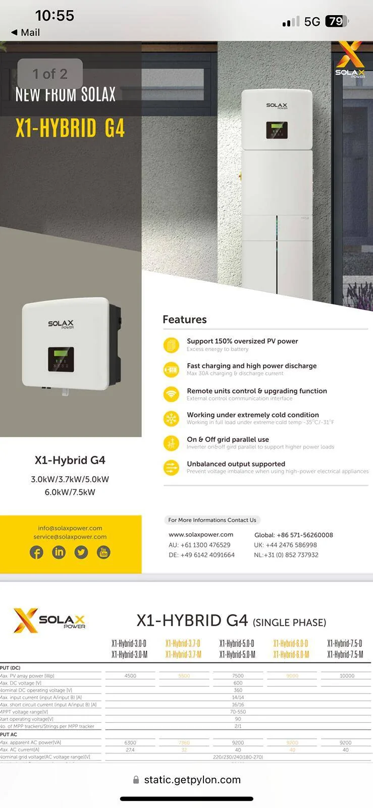 Porsche Taycan Solar install, batteries, exporting and ev tariffs IMG_0447