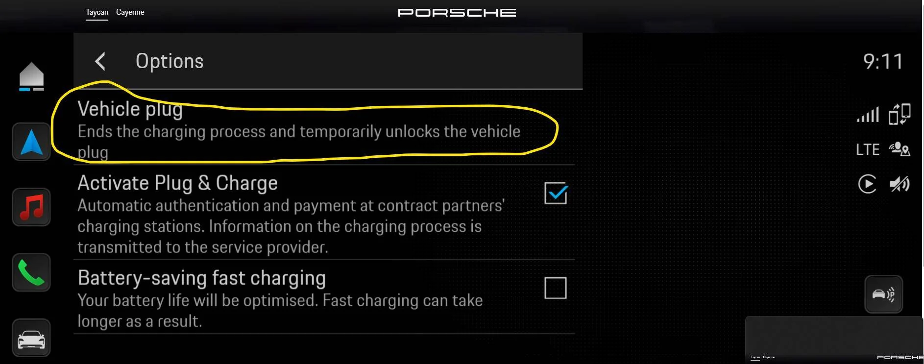 Porsche Taycan EA Charging Plug Fails to Release 1711306702135-
