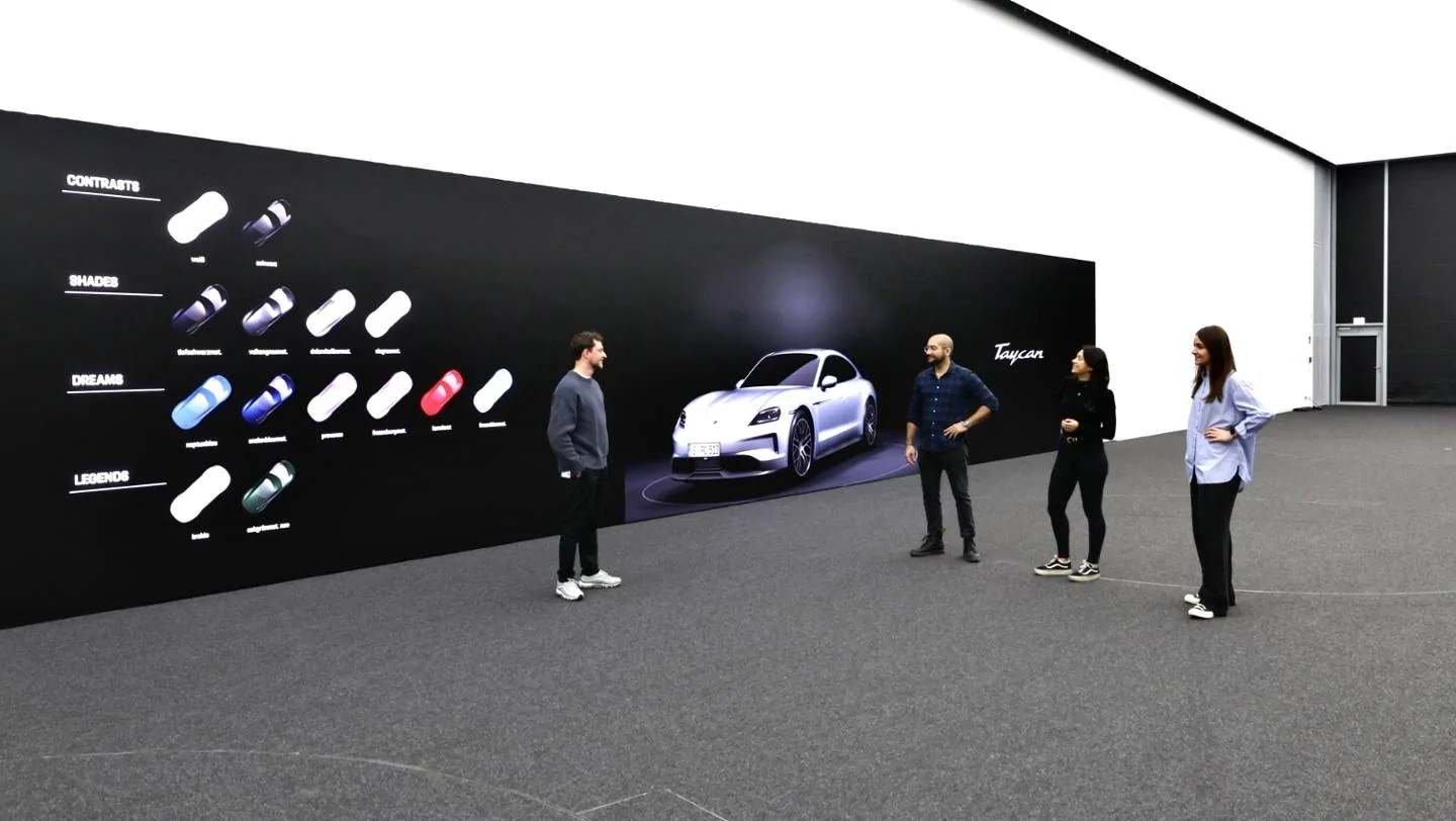 Porsche Taycan Life-sized in person configurator IMG_3746