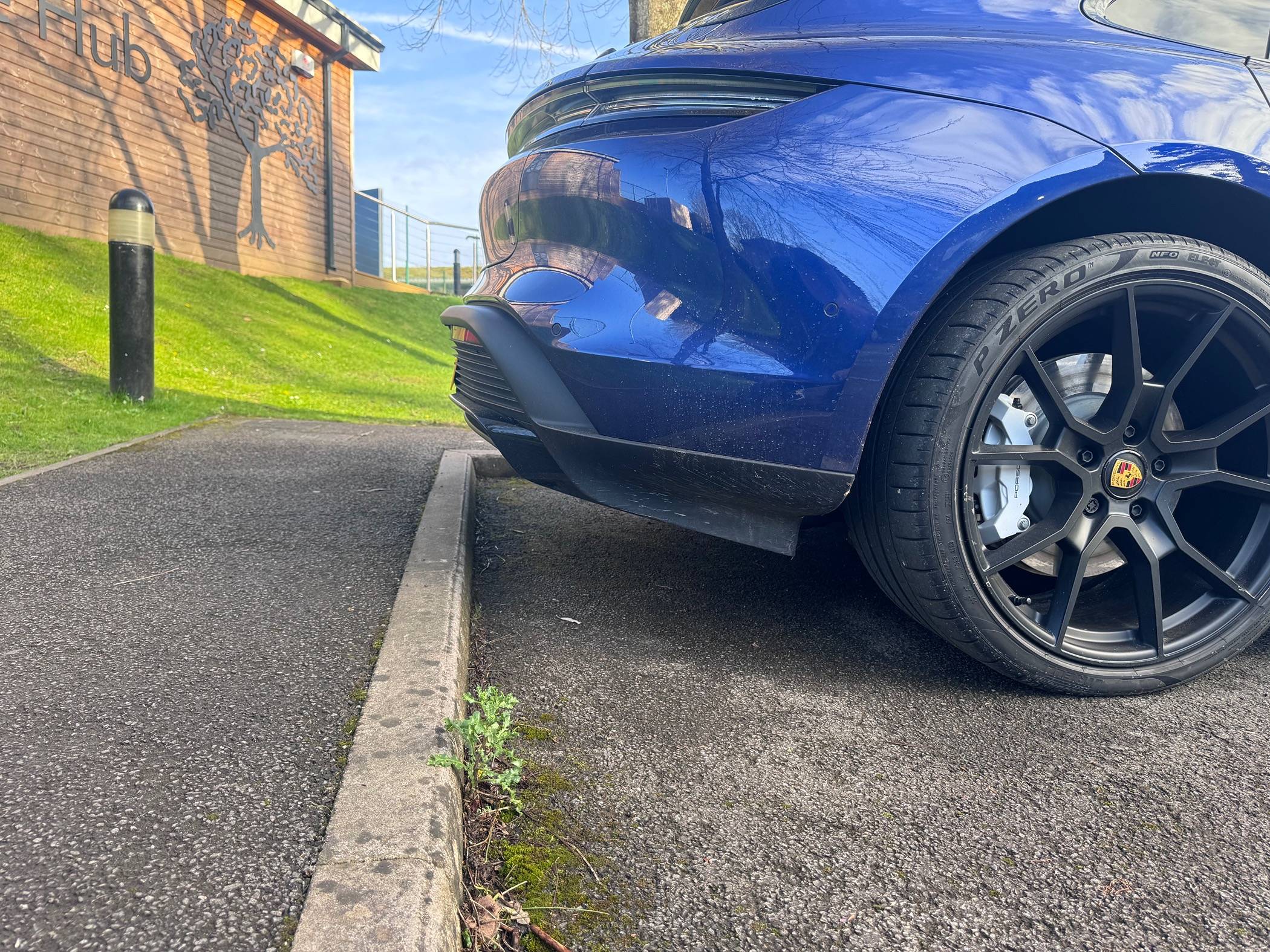 Porsche Taycan Front Park Assist not working on Uphill Gradient IMG_0770