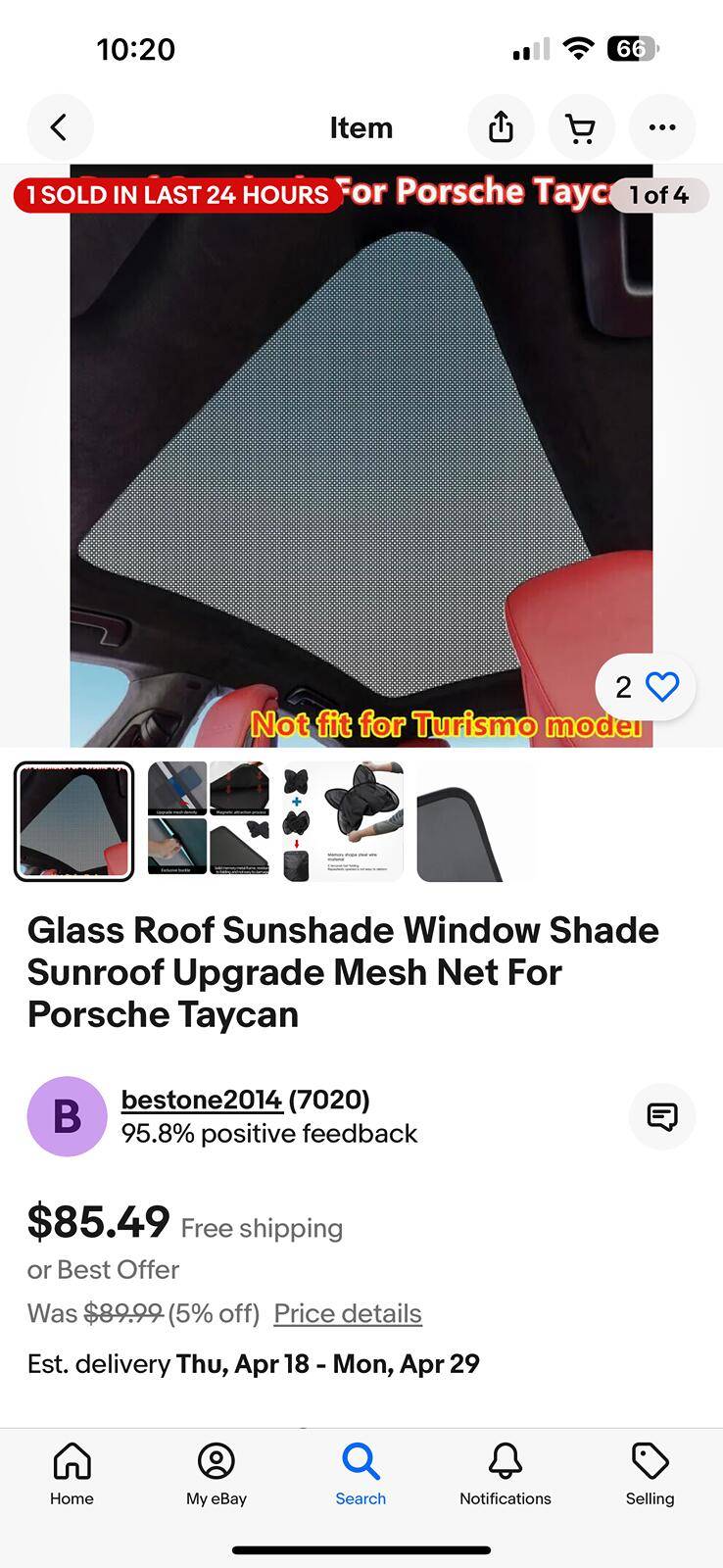 Porsche Taycan Panoramic Roof With Variable Light Control IMG_4046