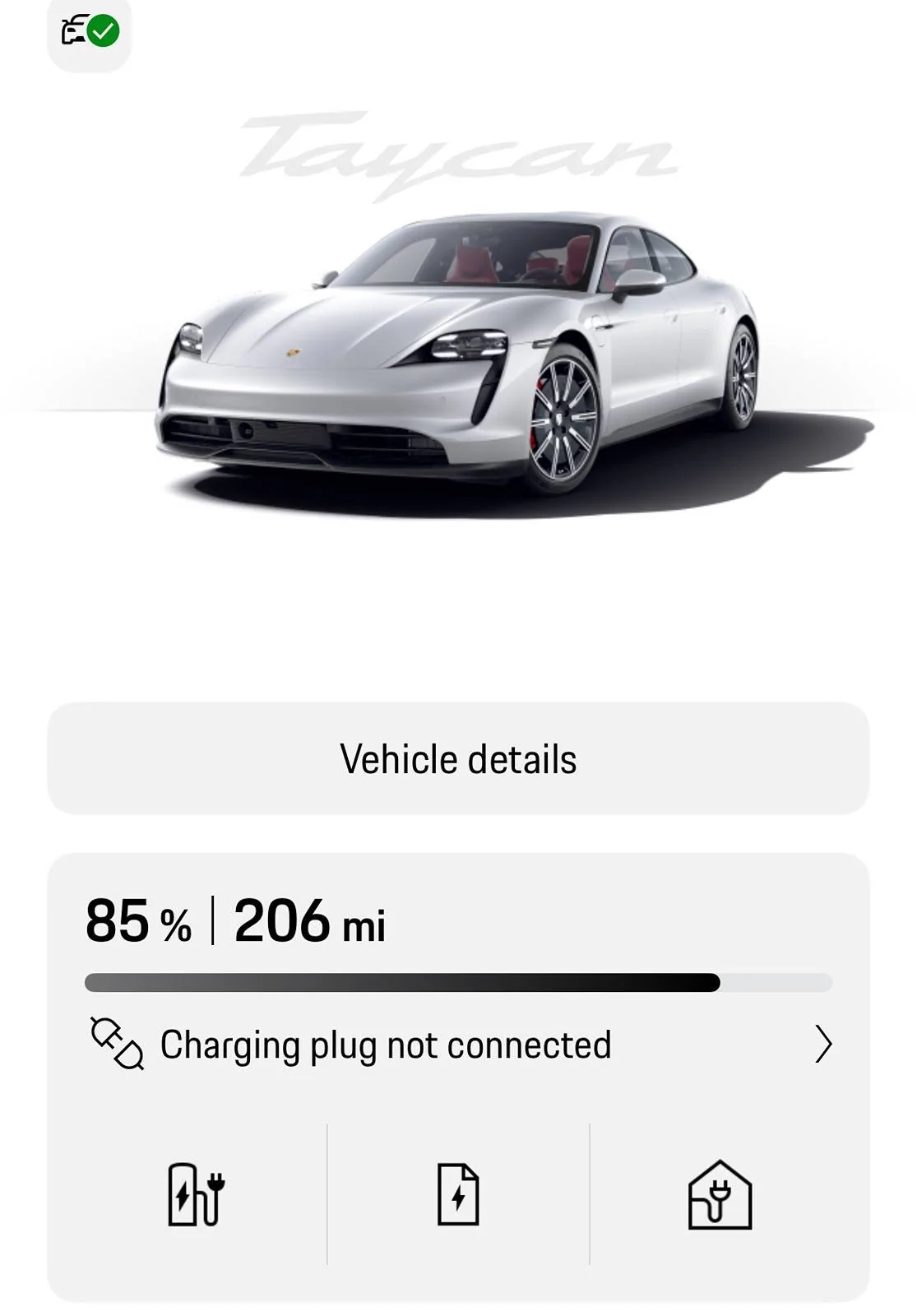 Porsche Taycan Where do I set Home charge to 85% IMG_6459