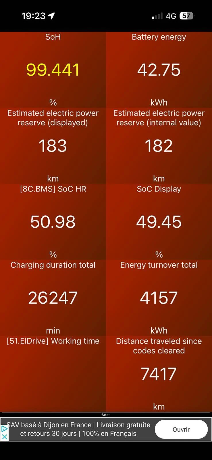 Porsche Taycan 🔋 Baseline for HV Battery SoH Performance (Battery Degradation Data by Taycan Owners) IMG_0411