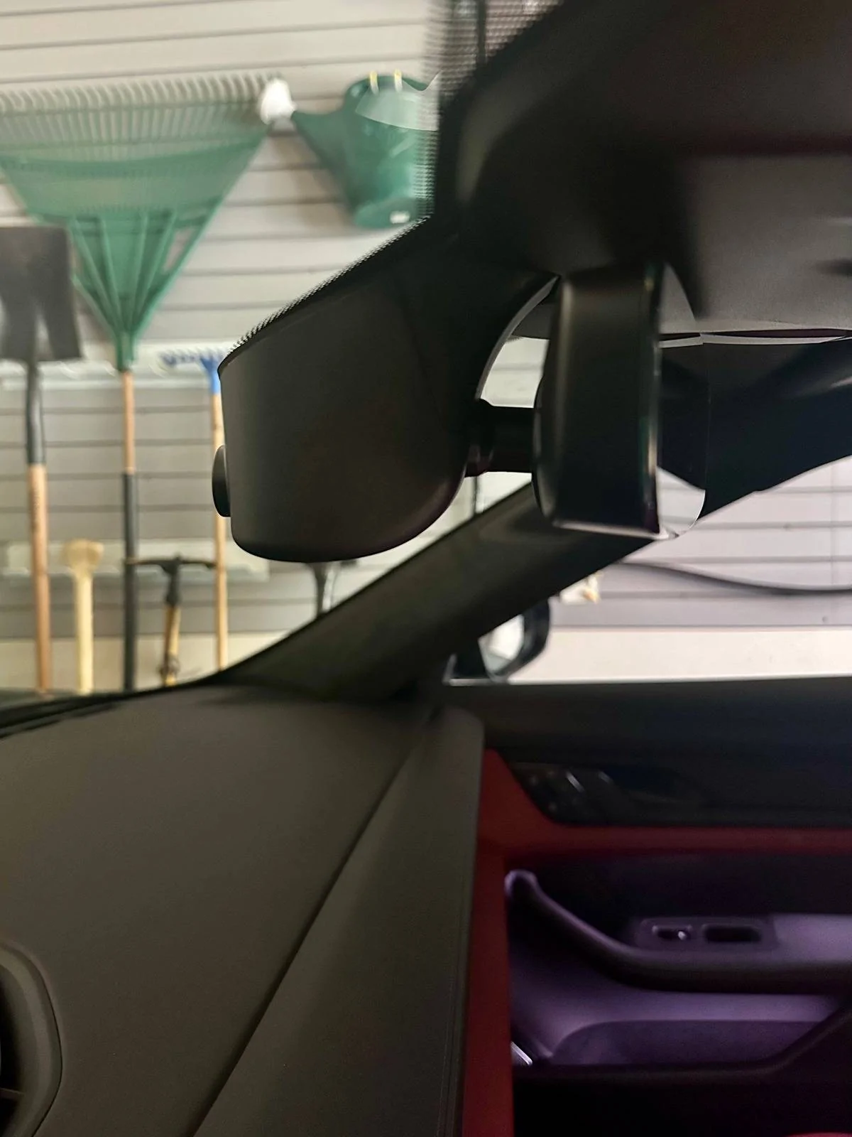Porsche Taycan Fitcamx dashcam installation IMG_8889