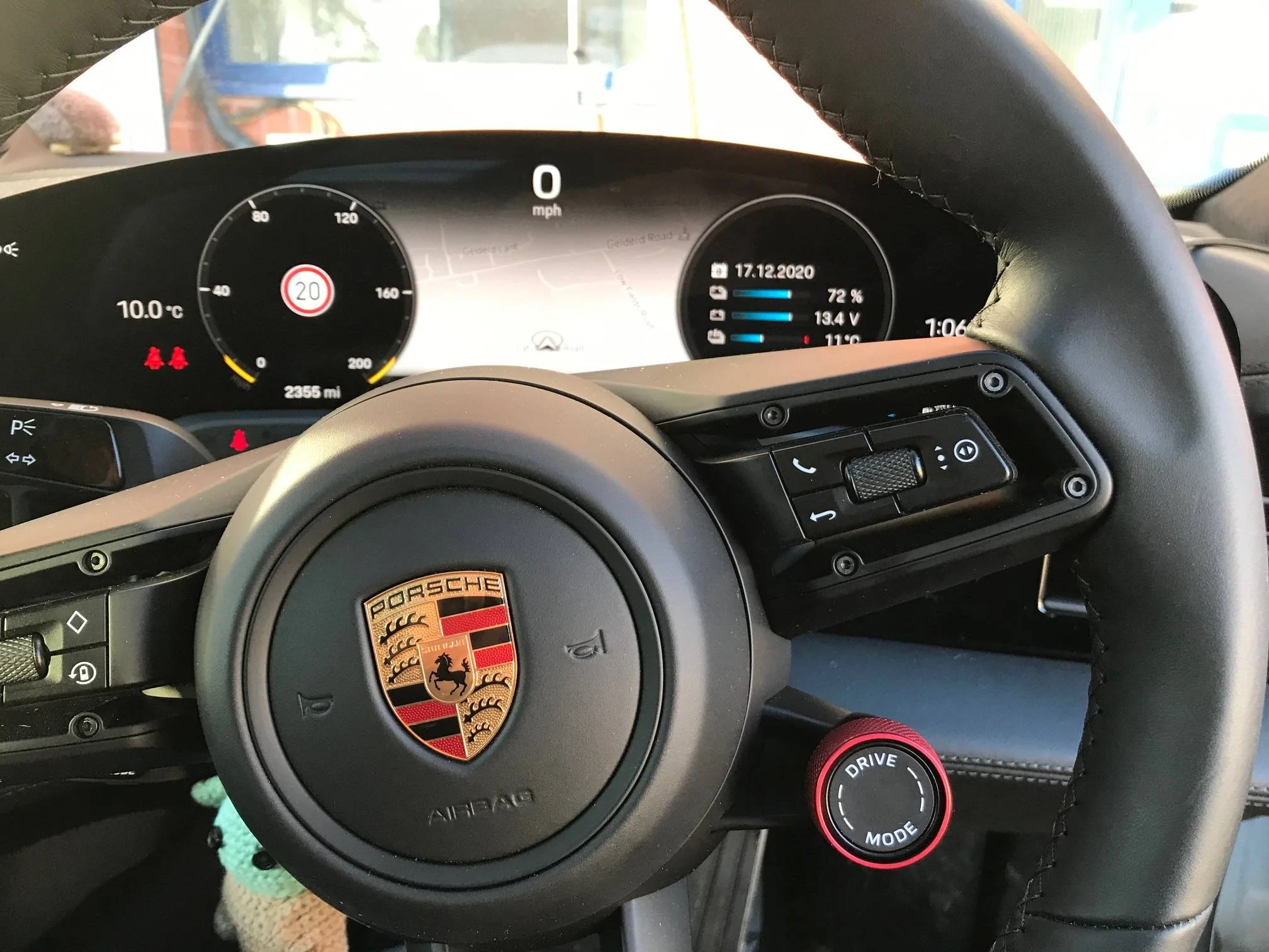 Porsche Taycan Custom drive mode selector switch IMG_4005