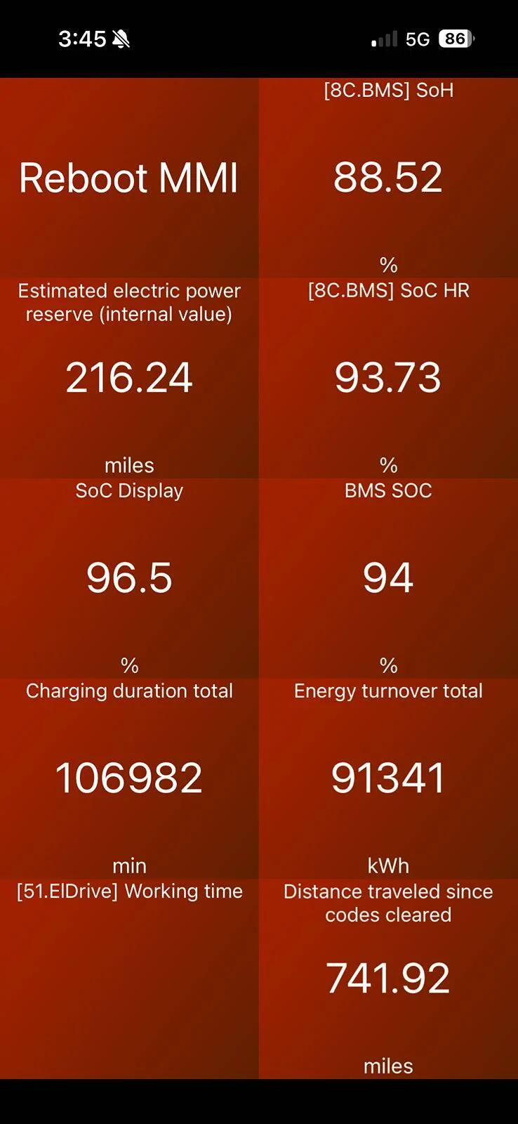 Porsche Taycan 🔋 Baseline for HV Battery SoH Performance (Battery Degradation Data by Taycan Owners) IMG_1995