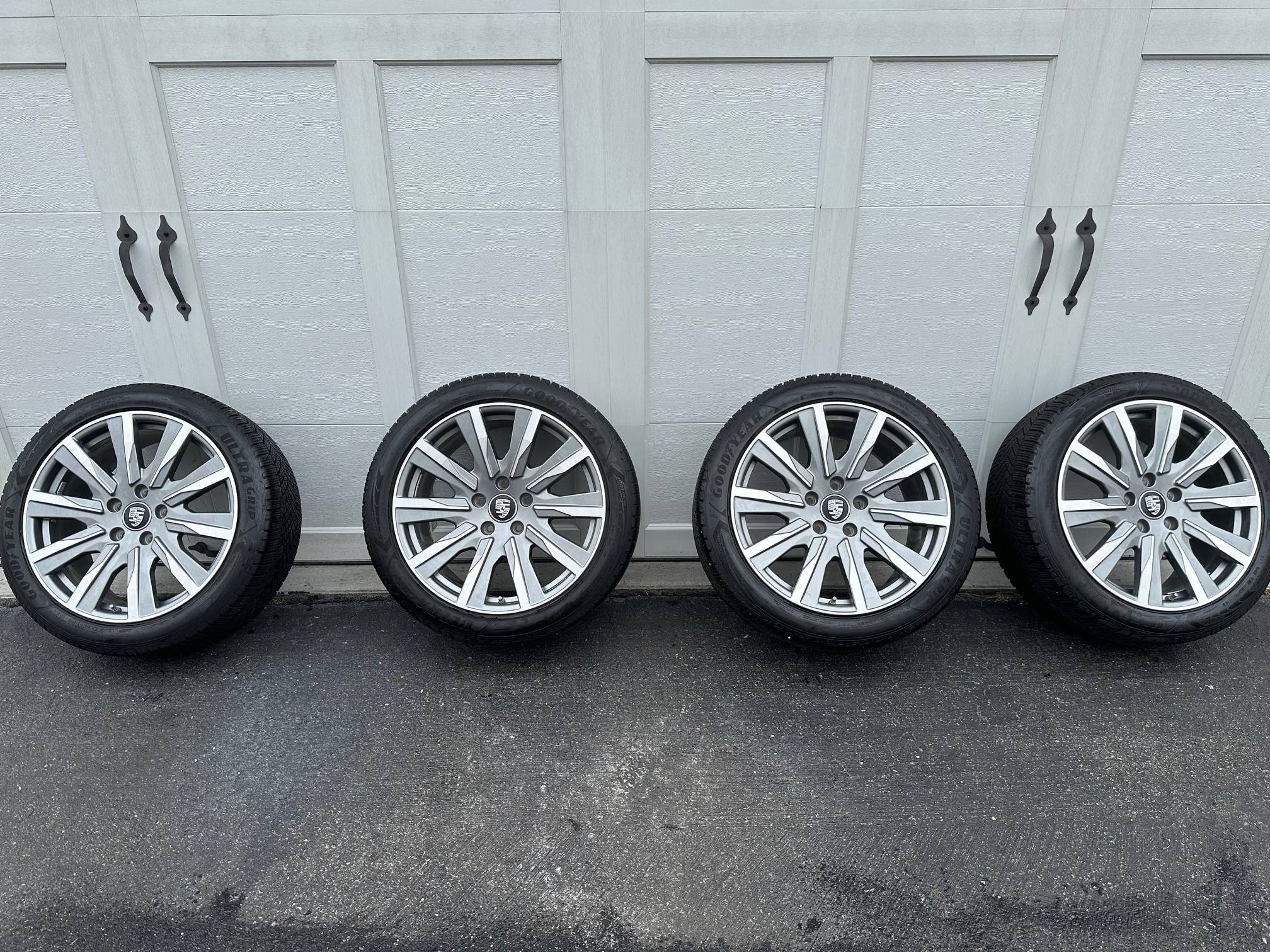 Porsche Taycan OEM 20-inch Taycan Tequipment Design Winter Wheel-and-Tire Set for Sale - $2100 or bo IMG_3770