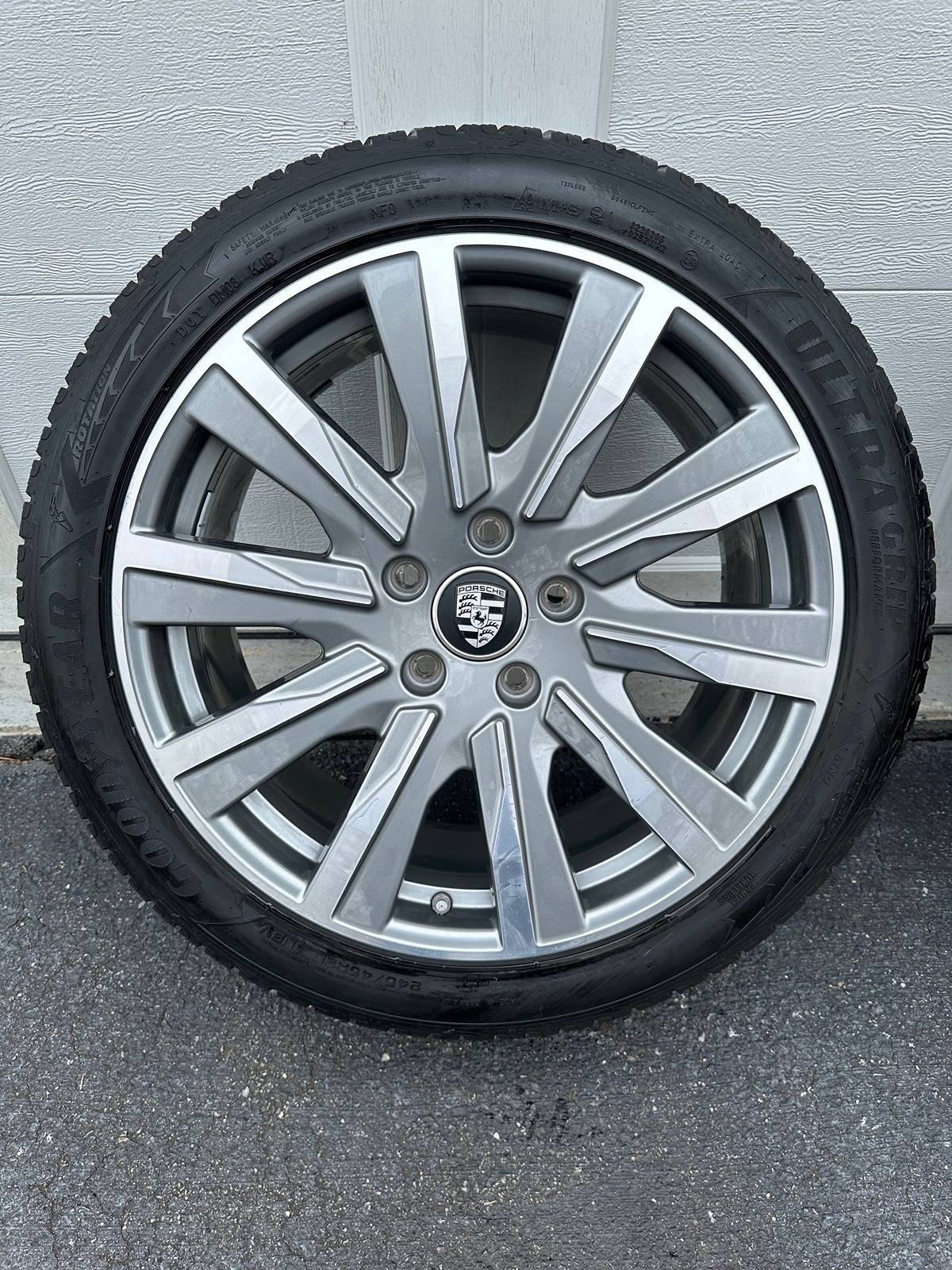 Porsche Taycan OEM 20-inch Taycan Tequipment Design Winter Wheel-and-Tire Set for Sale - $2100 or bo IMG_3774