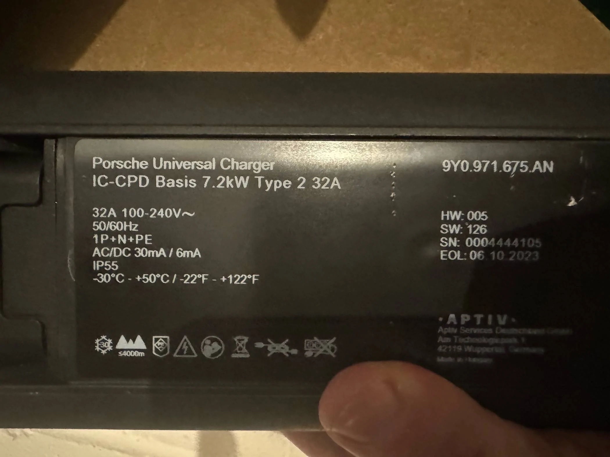 Porsche Taycan Porsche Universal Charger IMG_2665
