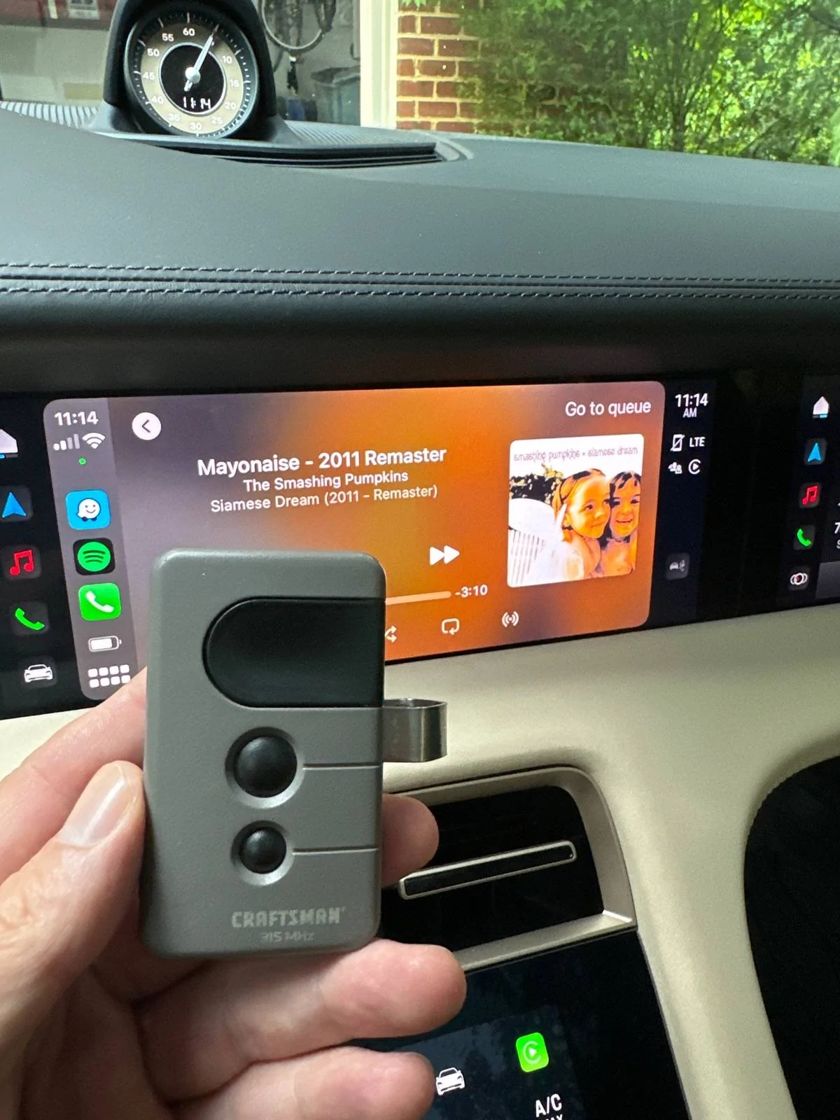 Porsche Taycan Can't set up a Homelink imag