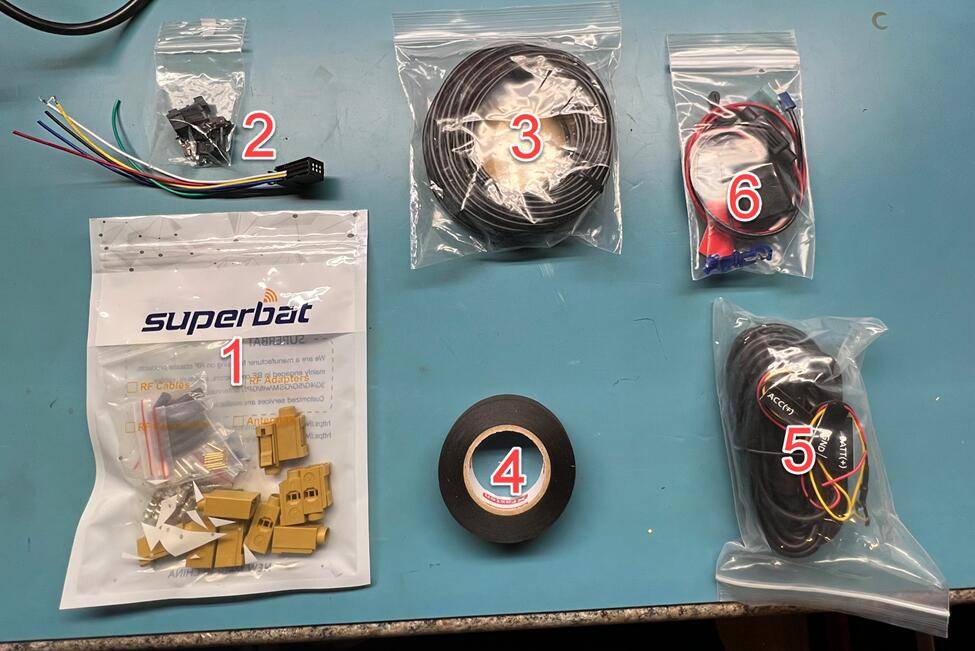 Porsche Taycan Illustrated guide to using Dashcam Prewire for 3rd party dashcam and other accessories 1714954851064-wb