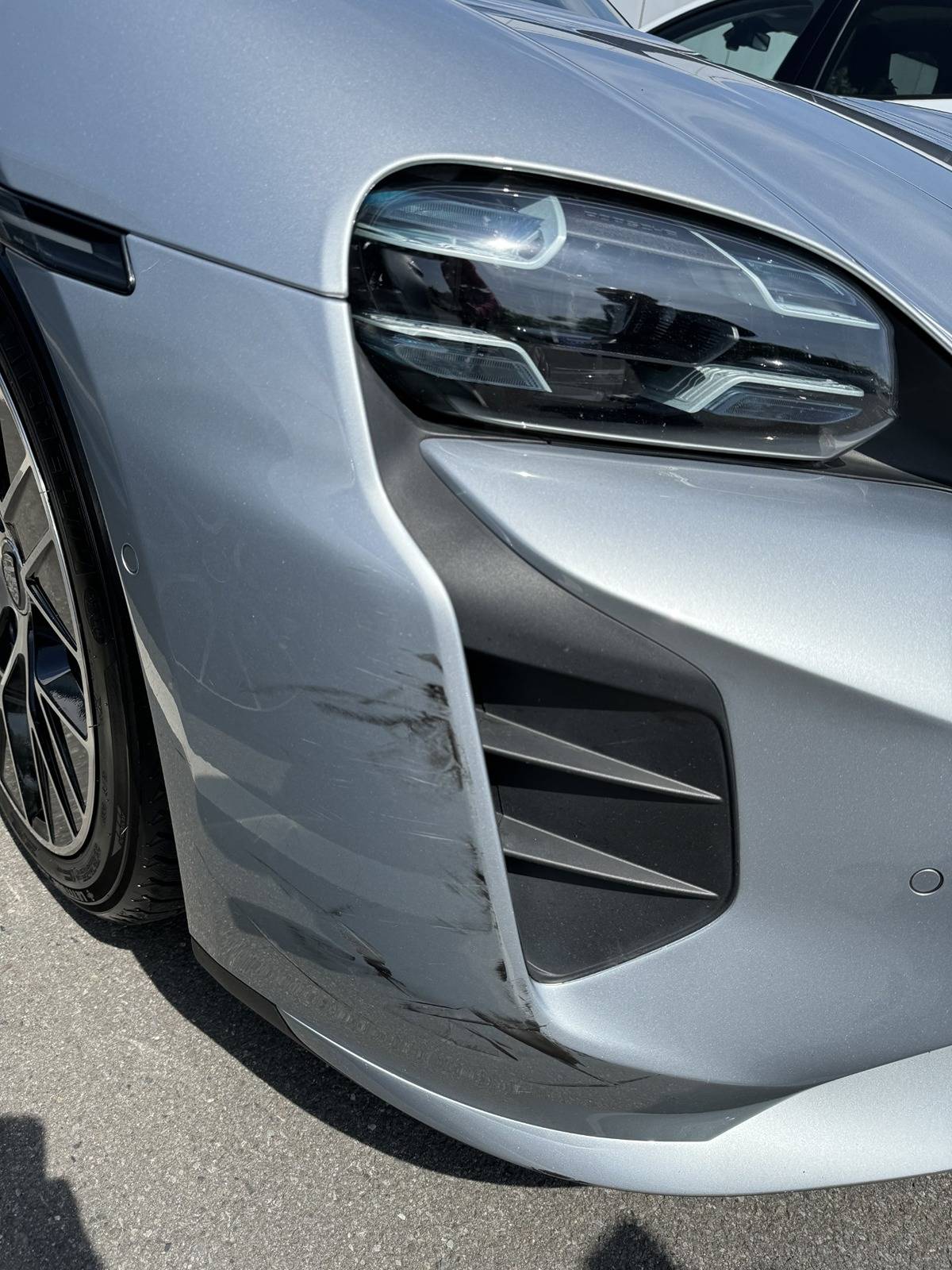 Porsche Taycan -4 and the heater kaput… wish me luck Bumper1580